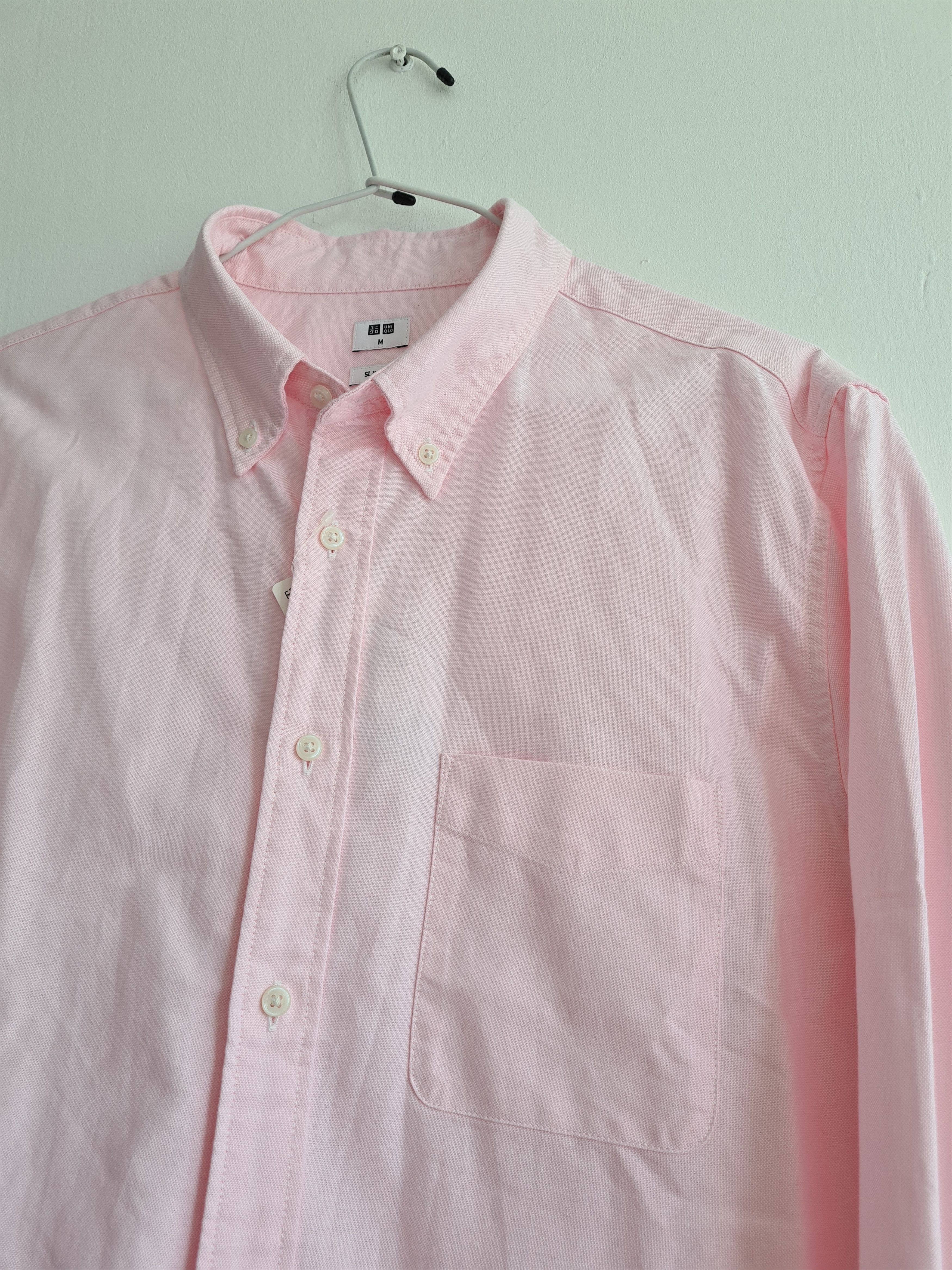 Uniqlo Slim Fit Oxford Shirt Size US M / EU 48-50 / 2 - 2 Thumbnail
