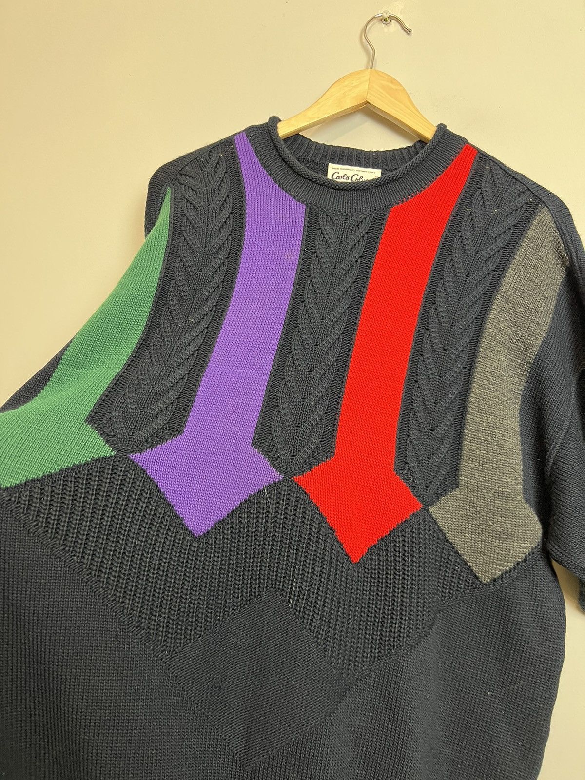 Carlo Colucci Rare Vintage Carlo Colucci Wool Sweatshirt Knit Coogi Vibe Size US XL / EU 56 / 4 - 5 Thumbnail