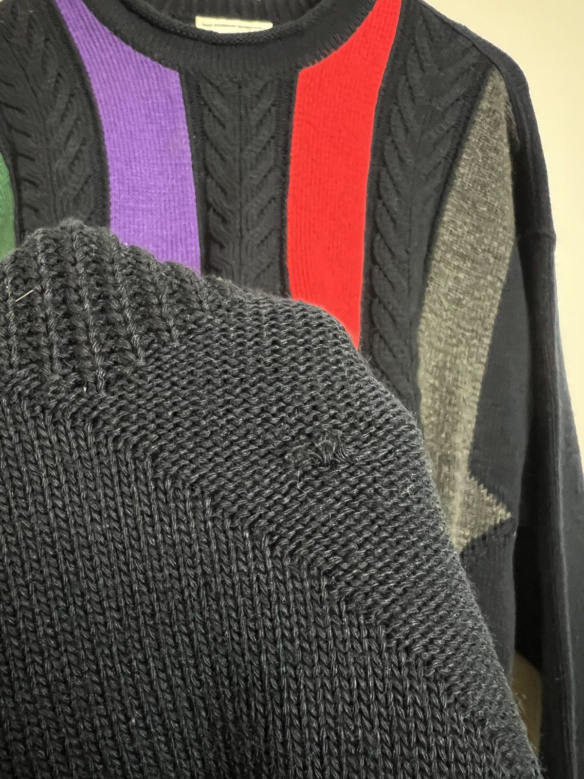 Carlo Colucci Rare Vintage Carlo Colucci Wool Sweatshirt Knit Coogi Vibe Size US XL / EU 56 / 4 - 3 Thumbnail