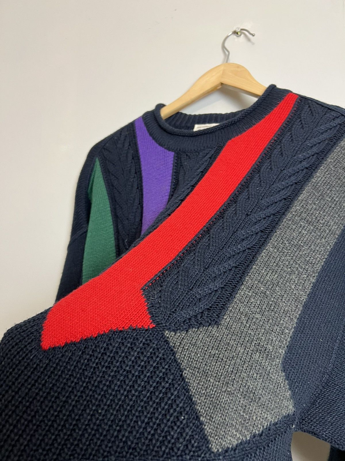 Carlo Colucci Rare Vintage Carlo Colucci Wool Sweatshirt Knit Coogi Vibe Size US XL / EU 56 / 4 - 2 Thumbnail