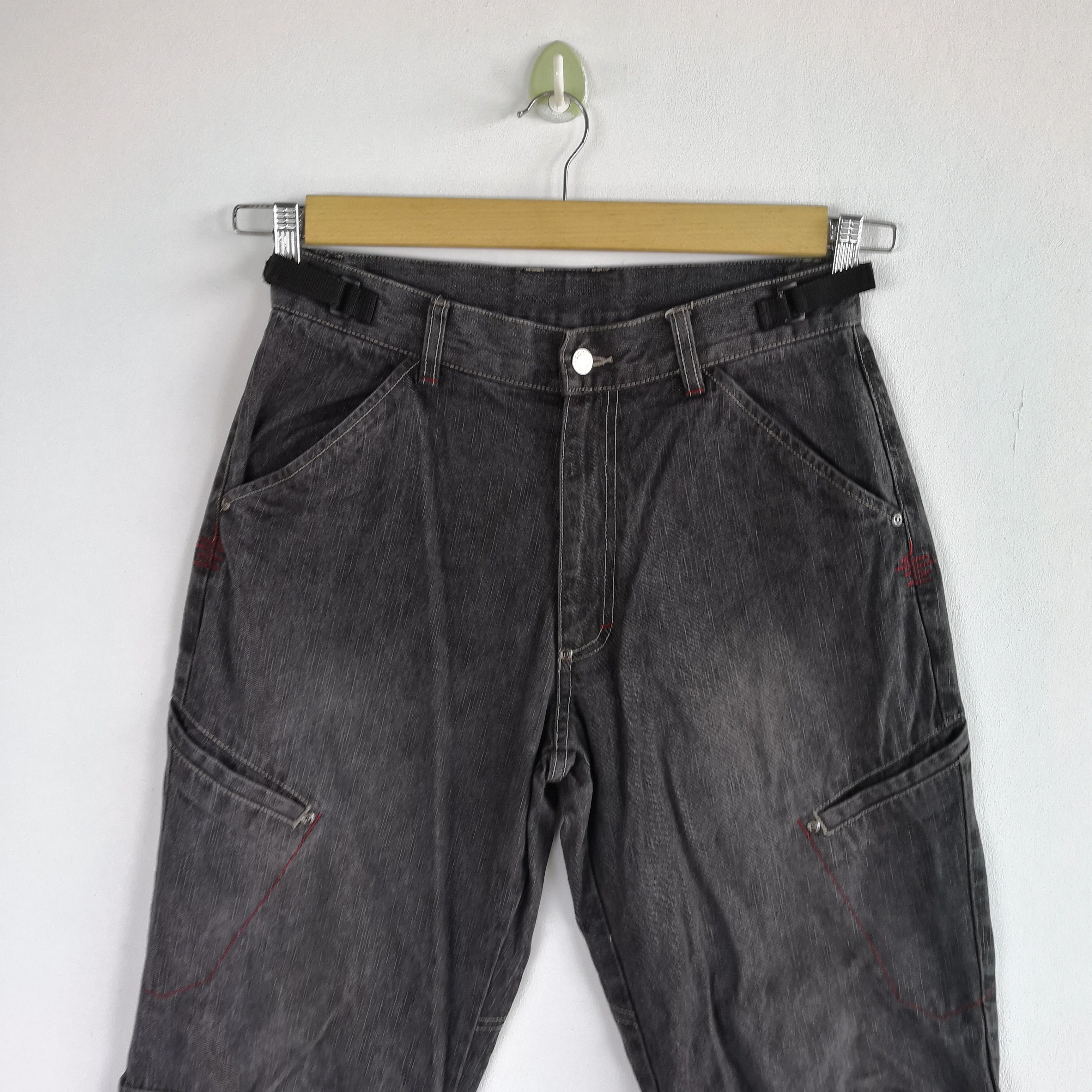 Japanese Brand × Vintage Ameri Fitter Japanese Cargo Pants Multi Pocket Trousers Size US 30 / EU 46 - 5 Thumbnail