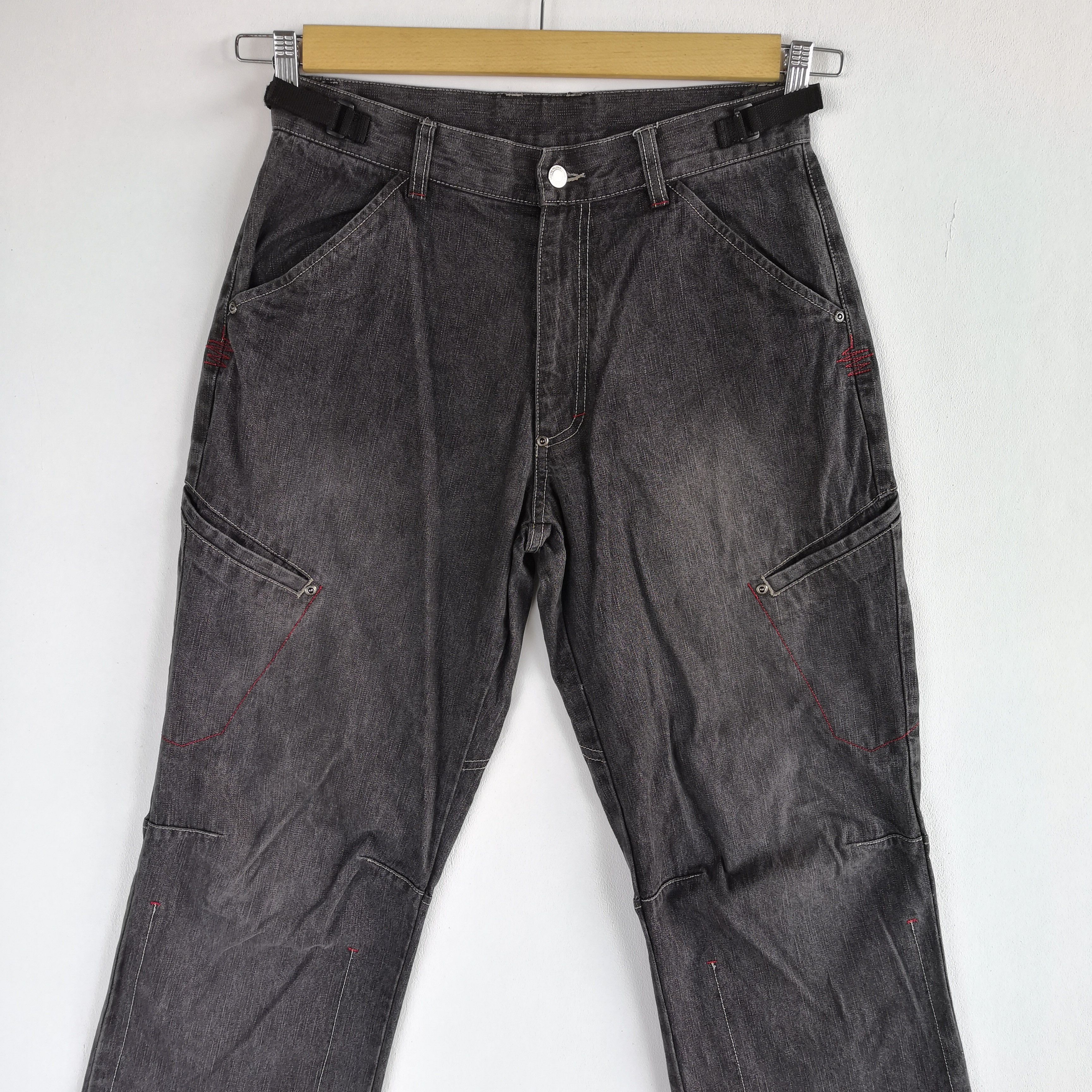 Japanese Brand × Vintage Ameri Fitter Japanese Cargo Pants Multi Pocket Trousers Size US 30 / EU 46 - 3 Thumbnail