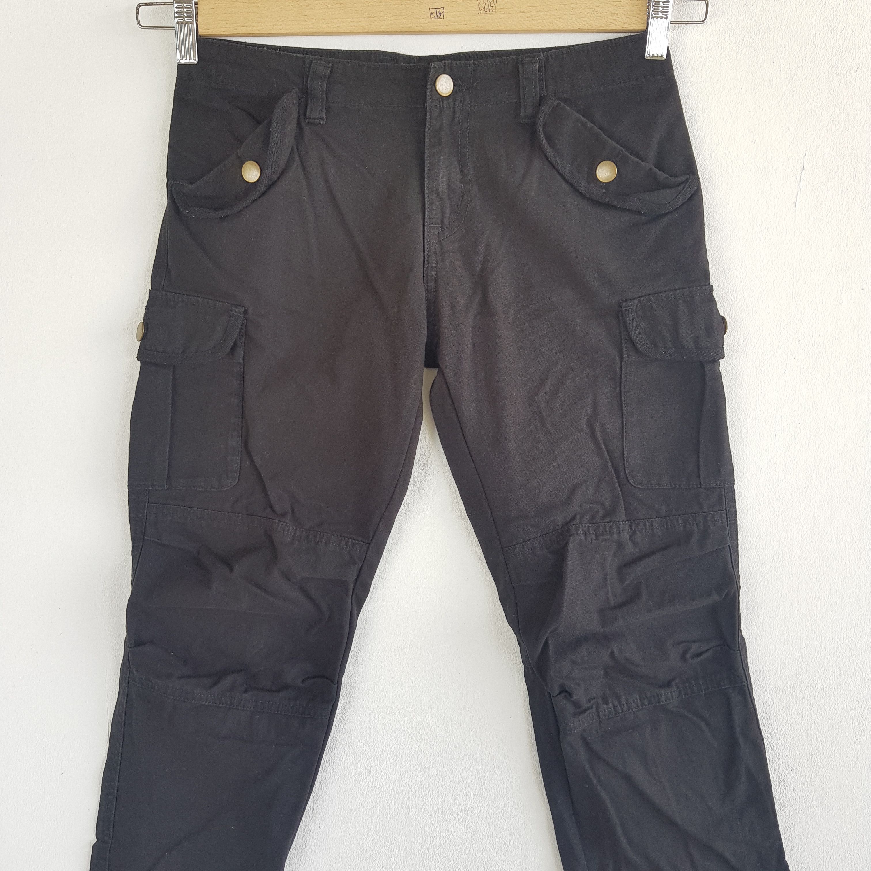 Japanese Brand × Vintage Vintage Japanese Cargo Pants Utility Multi Pocket Trousers Size US 28 / EU 44 - 5 Thumbnail