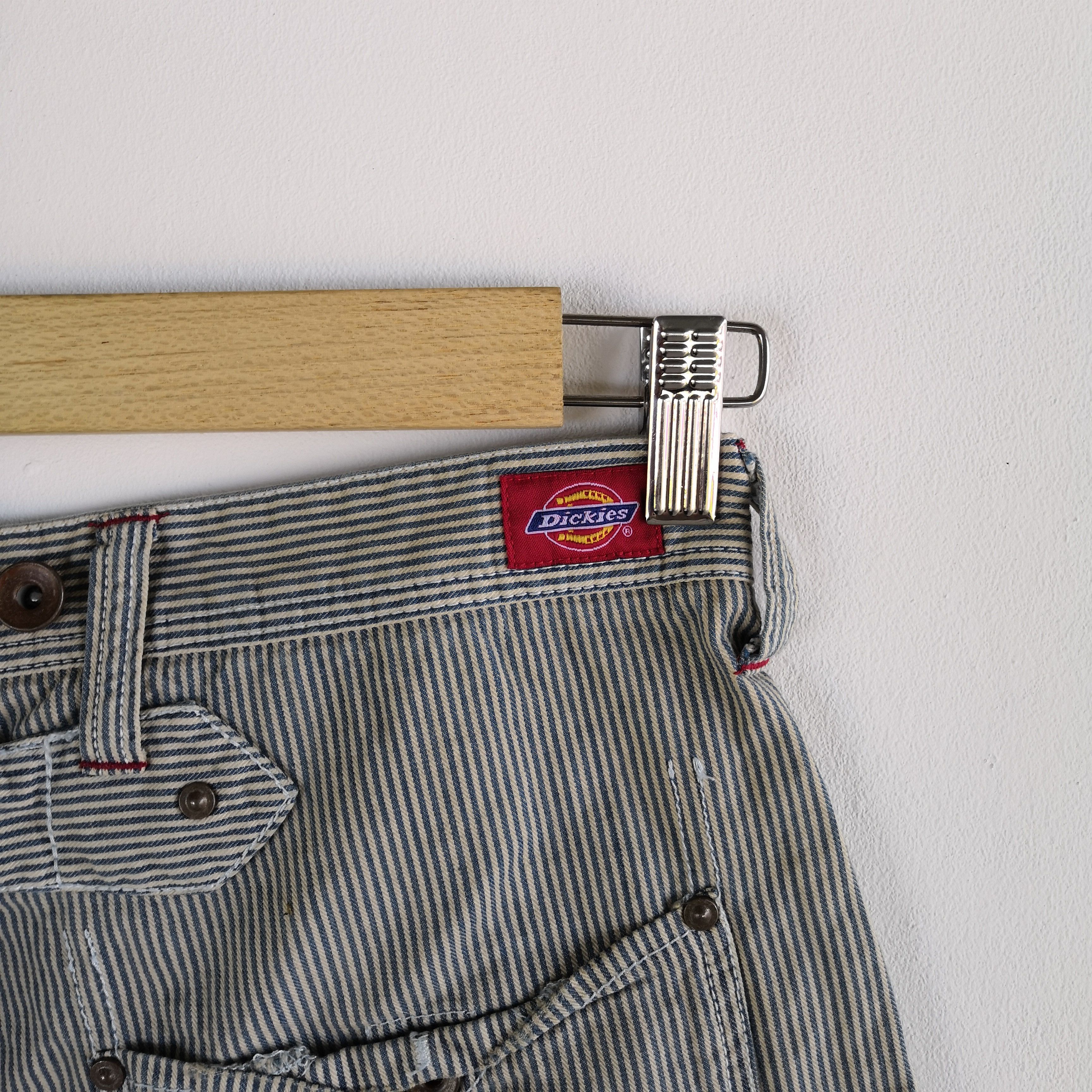 Dickies × Vintage Workers Dickies Pants Hickory Multi Pocket Carpenter Buckle Size US 34 / EU 50 - 8 Thumbnail