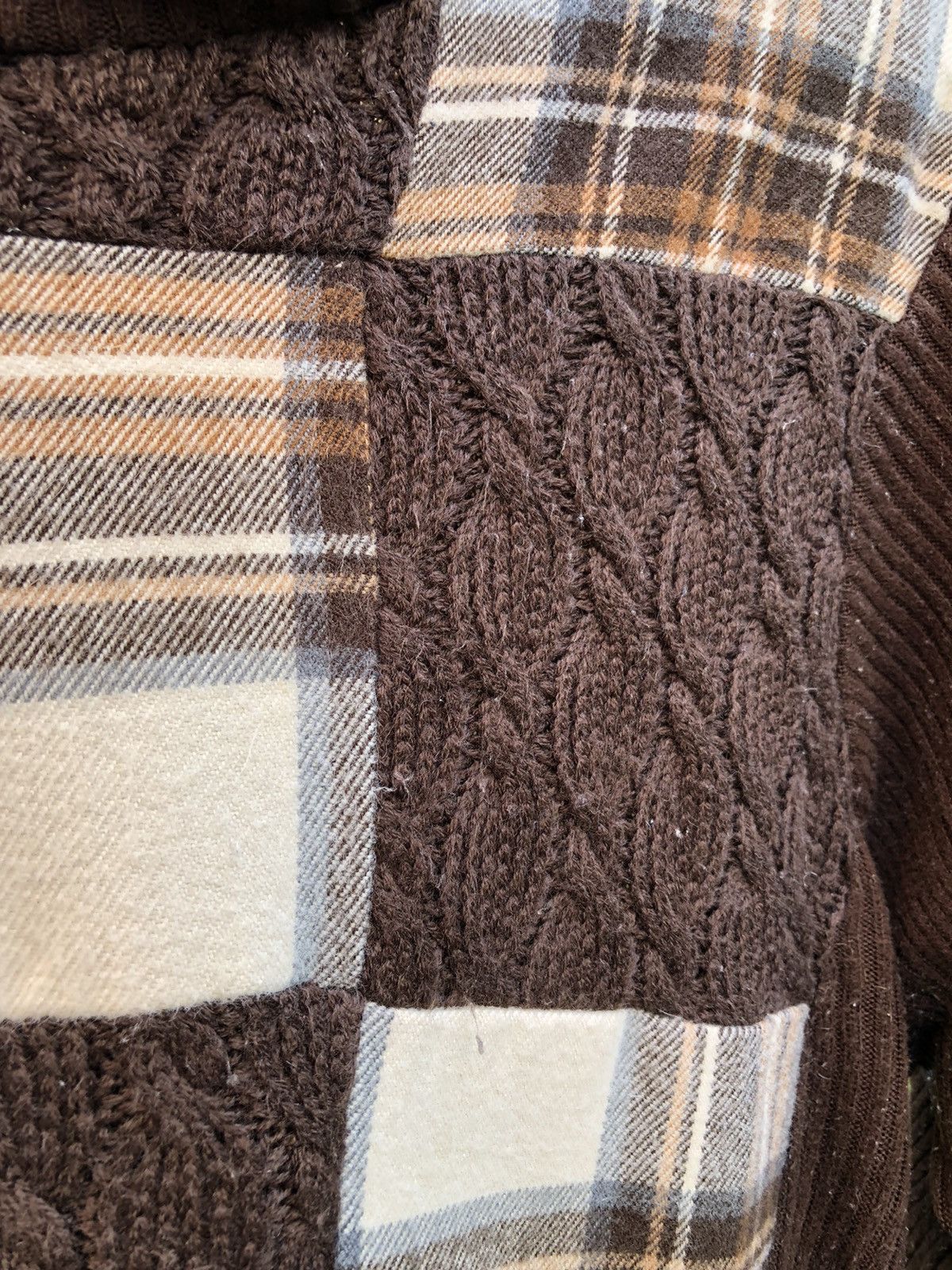 Aran Isles Knitwear Vintage Knit Sweater Patchwork Style by Laugh Ell Size M / US 6-8 / IT 42-44 - 7 Thumbnail