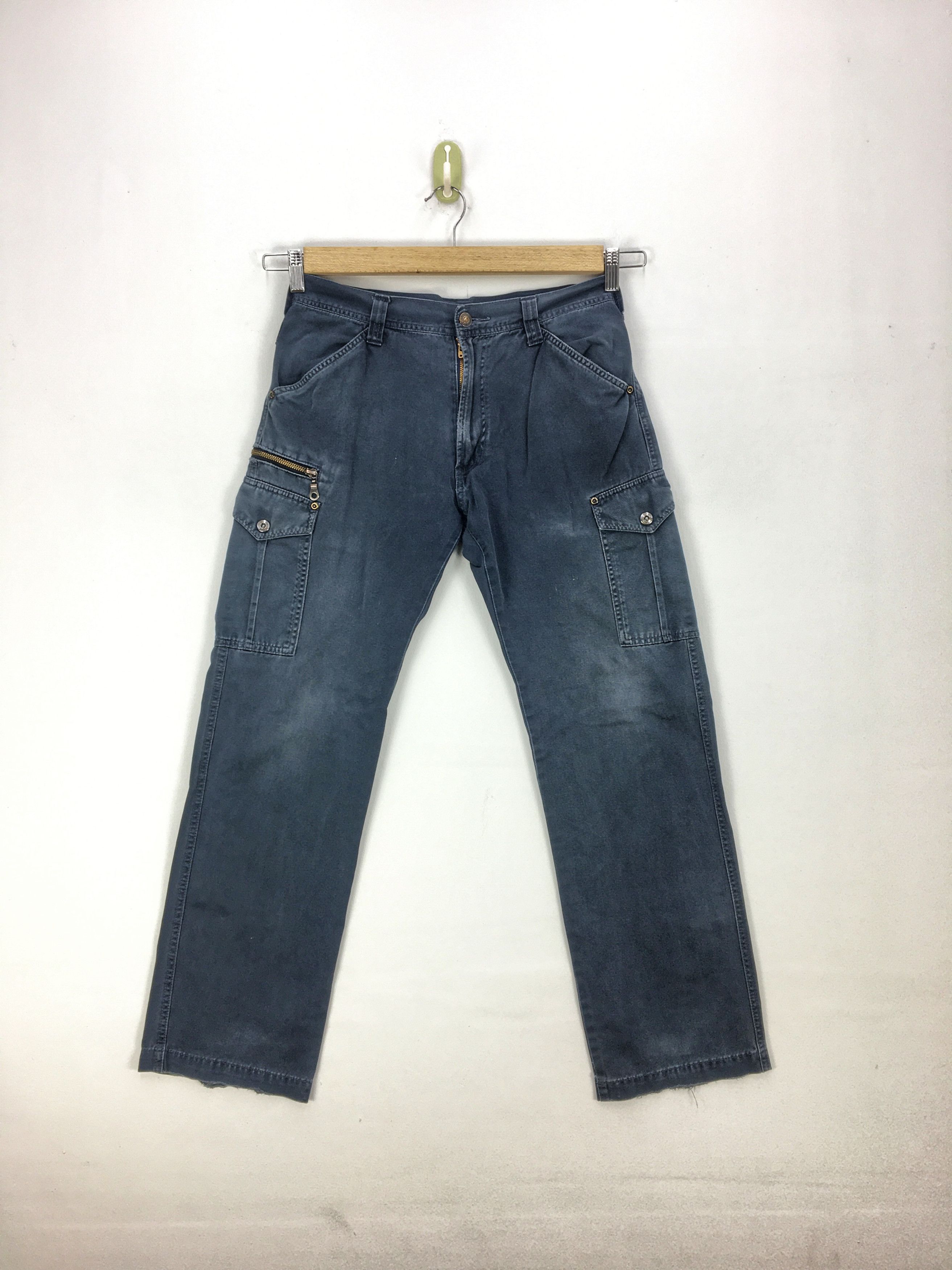 Vintage Japanese Cargo Pants Multi Pocket Pants Travis