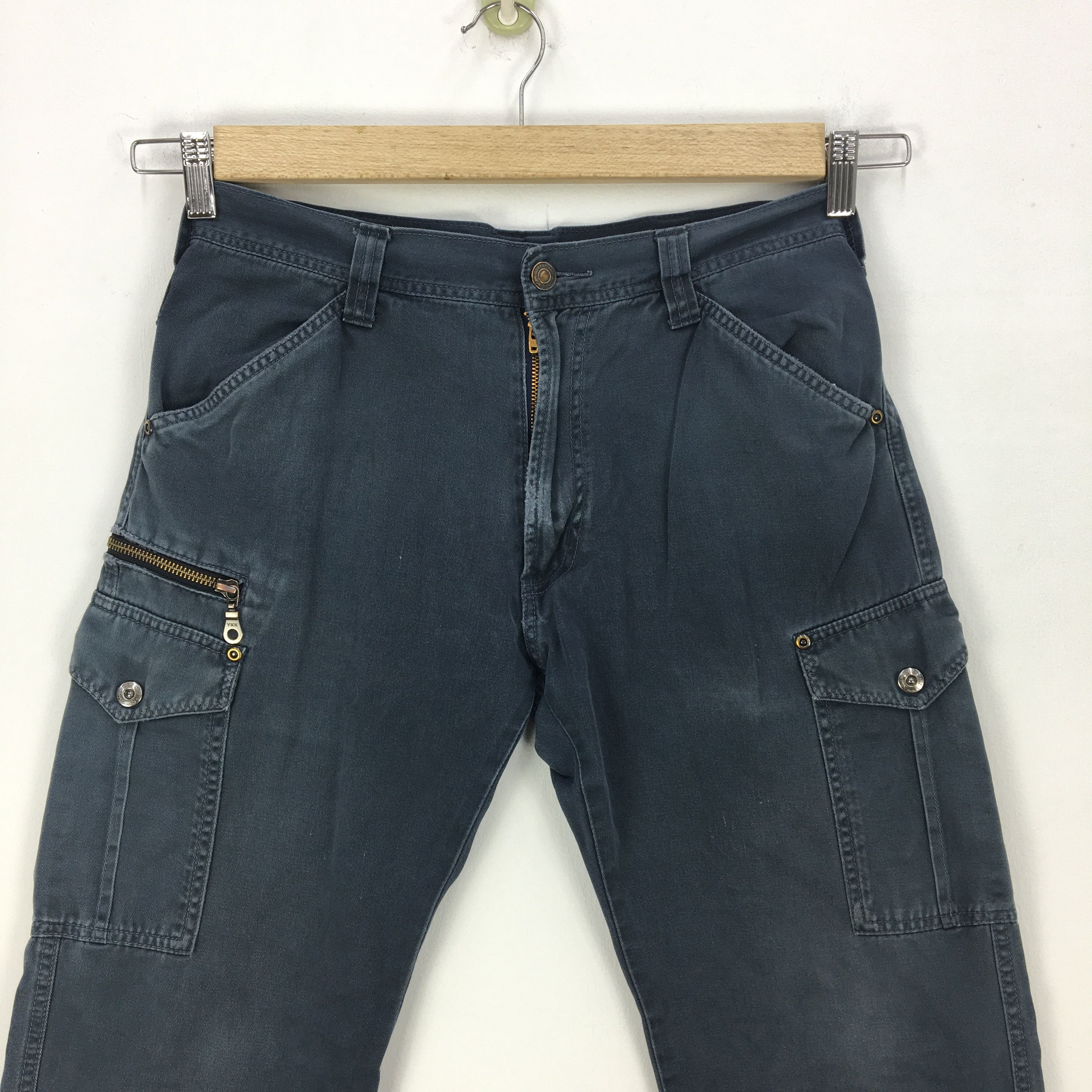 Japanese Brand × Vintage Vintage Japanese Cargo Pants Multi Pocket Pants Travis Size US 30 / EU 46 - 4 Thumbnail
