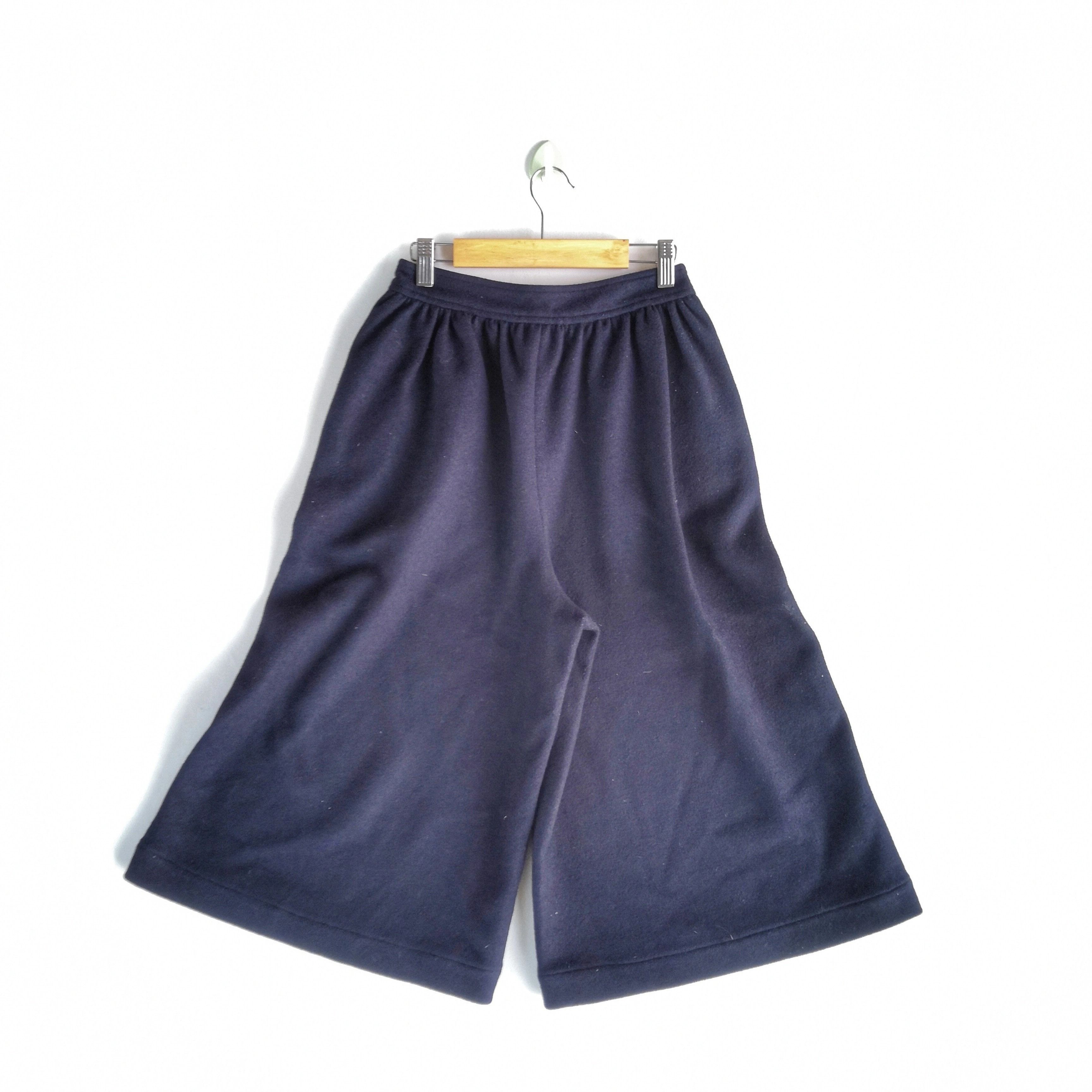 Comme des Garcons CDG Comme de Garcon Wool Bermuda Short Flared Pants Size 22" - 2 Thumbnail