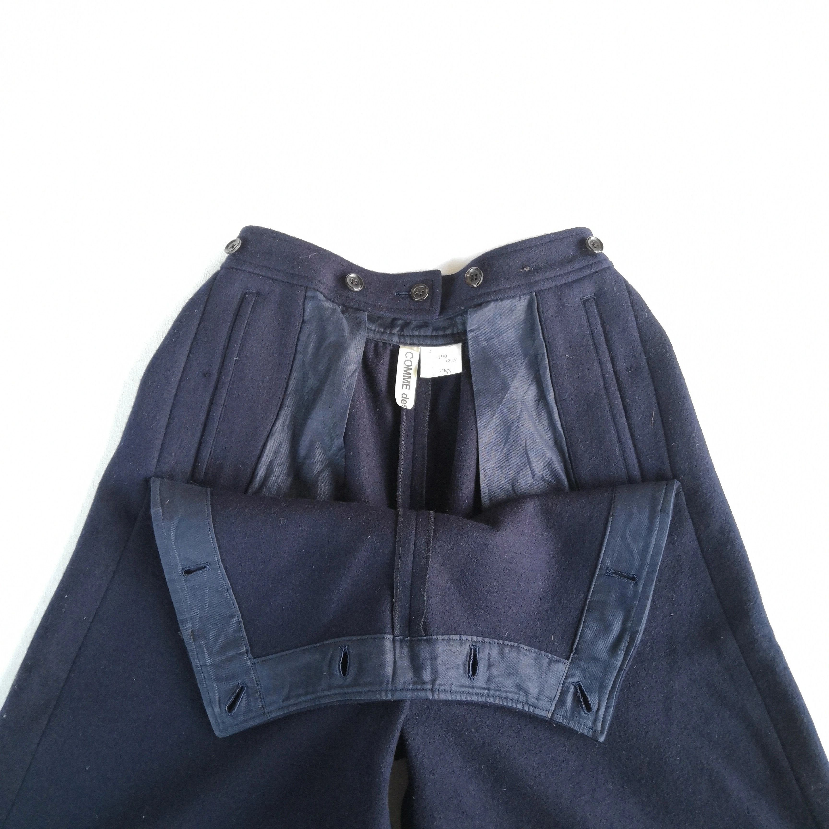 Comme des Garcons CDG Comme de Garcon Wool Bermuda Short Flared Pants Size 22" - 4 Thumbnail