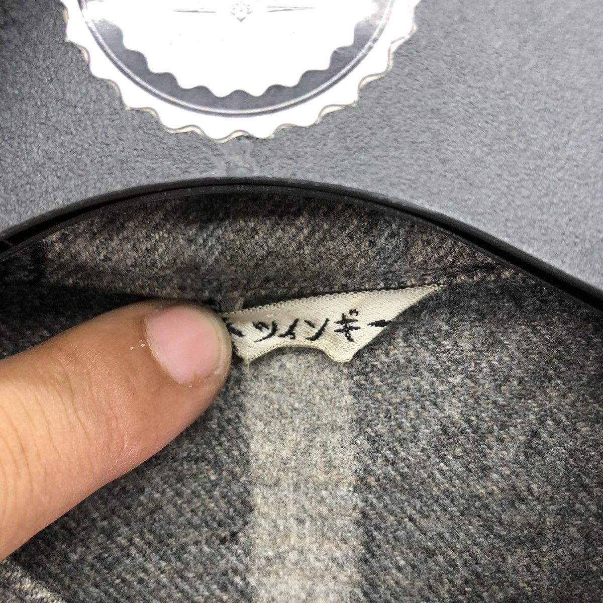 Japanese Brand Vintage 80's Wool Button Up Checkered Quarter Sleeve Size M / US 6-8 / IT 42-44 - 11 Thumbnail