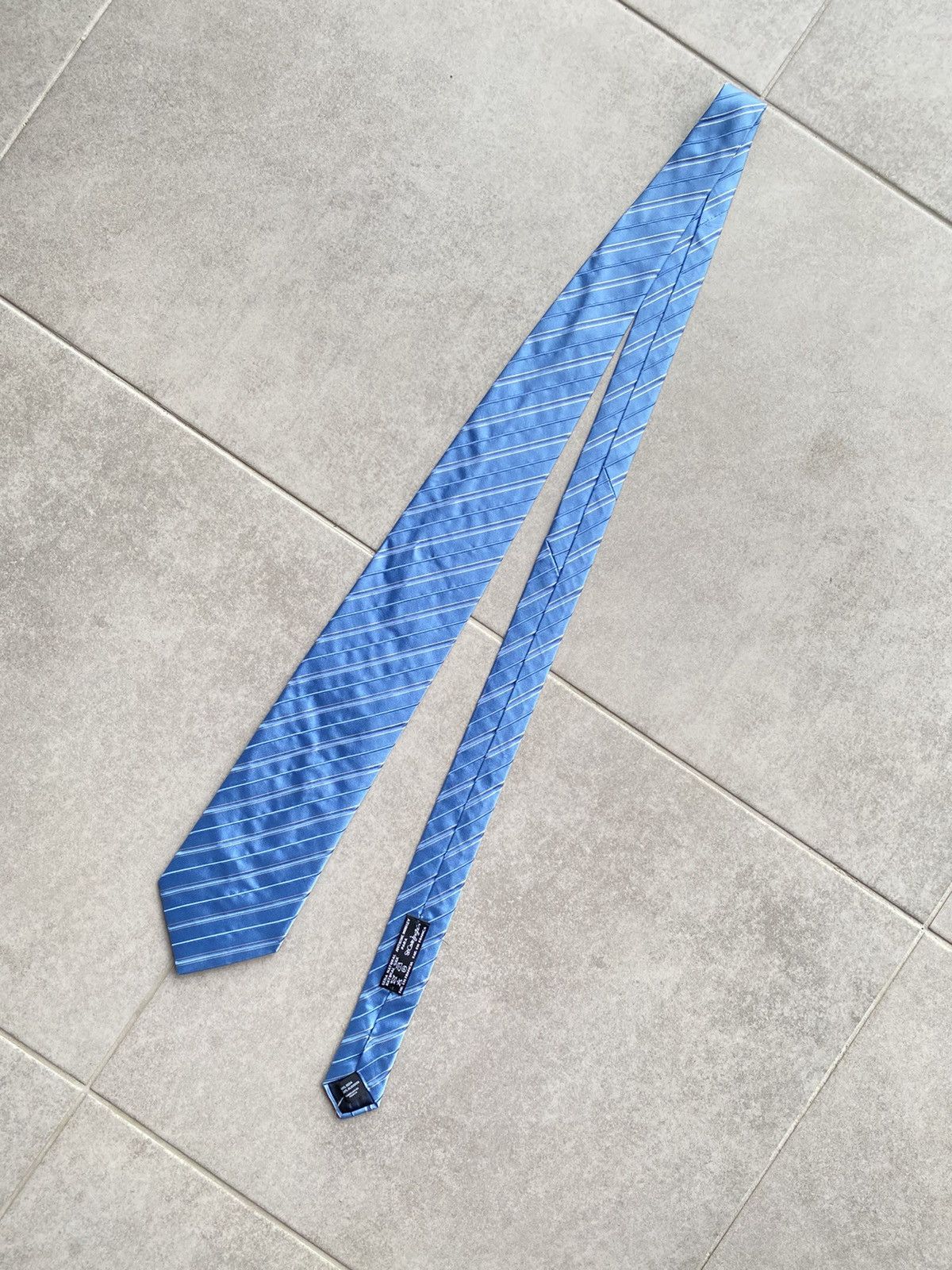 Lanvin Lanvin Blue Tie Size ONE SIZE - 3 Thumbnail