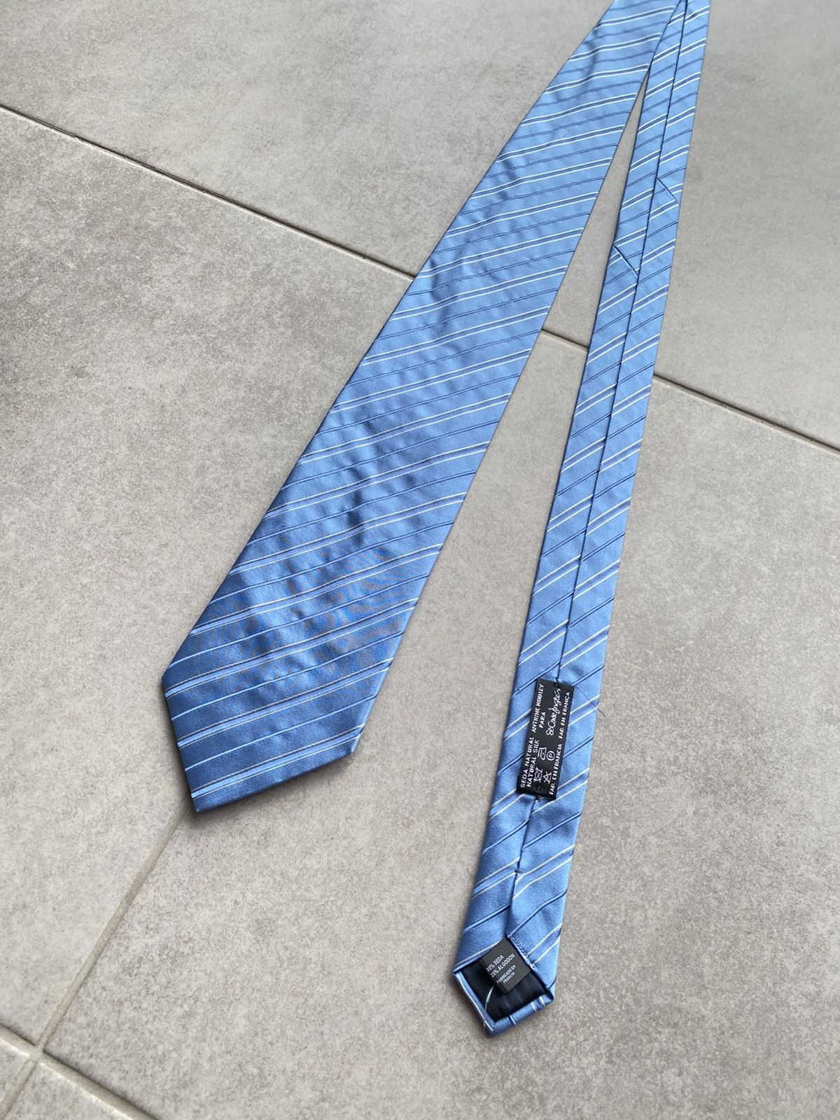 Lanvin Lanvin Blue Tie Size ONE SIZE - 2 Thumbnail