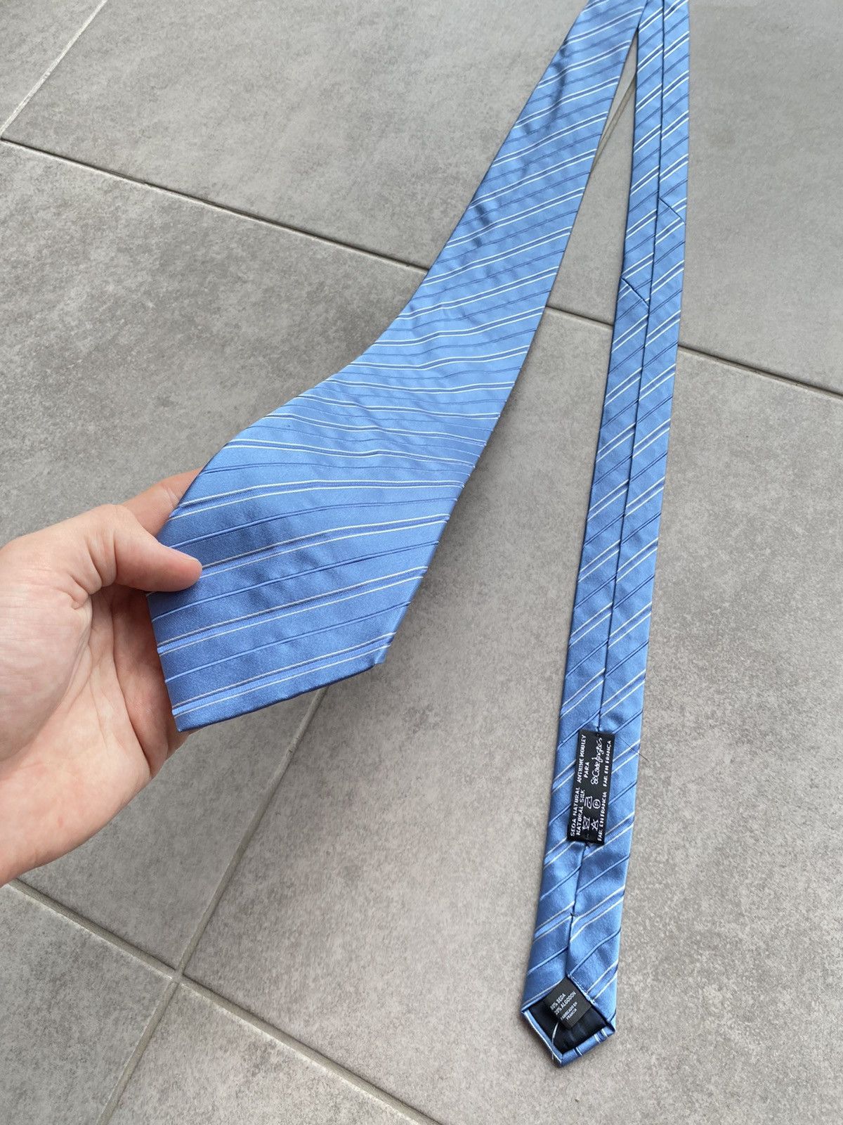 Lanvin Lanvin Blue Tie Size ONE SIZE - 4 Thumbnail