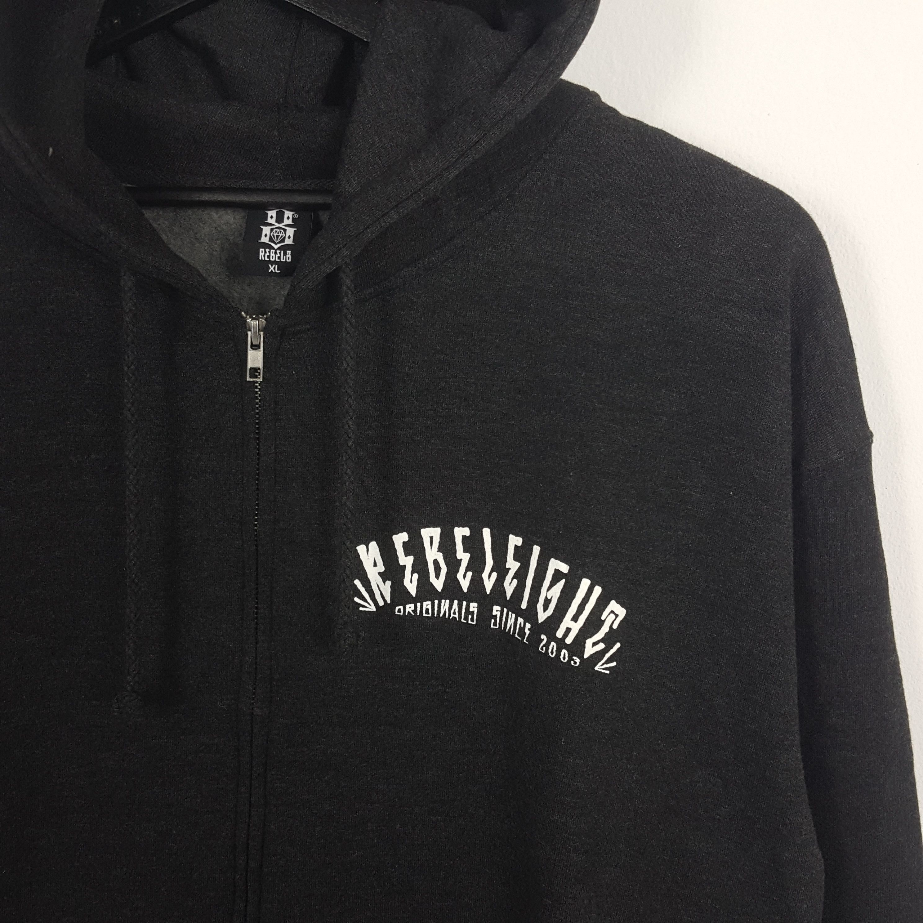 Rebel8 × Vintage REBEL EIGHT Japanese Brand Streetwear Style Hoodies Size US XL / EU 56 / 4 - 4 Thumbnail