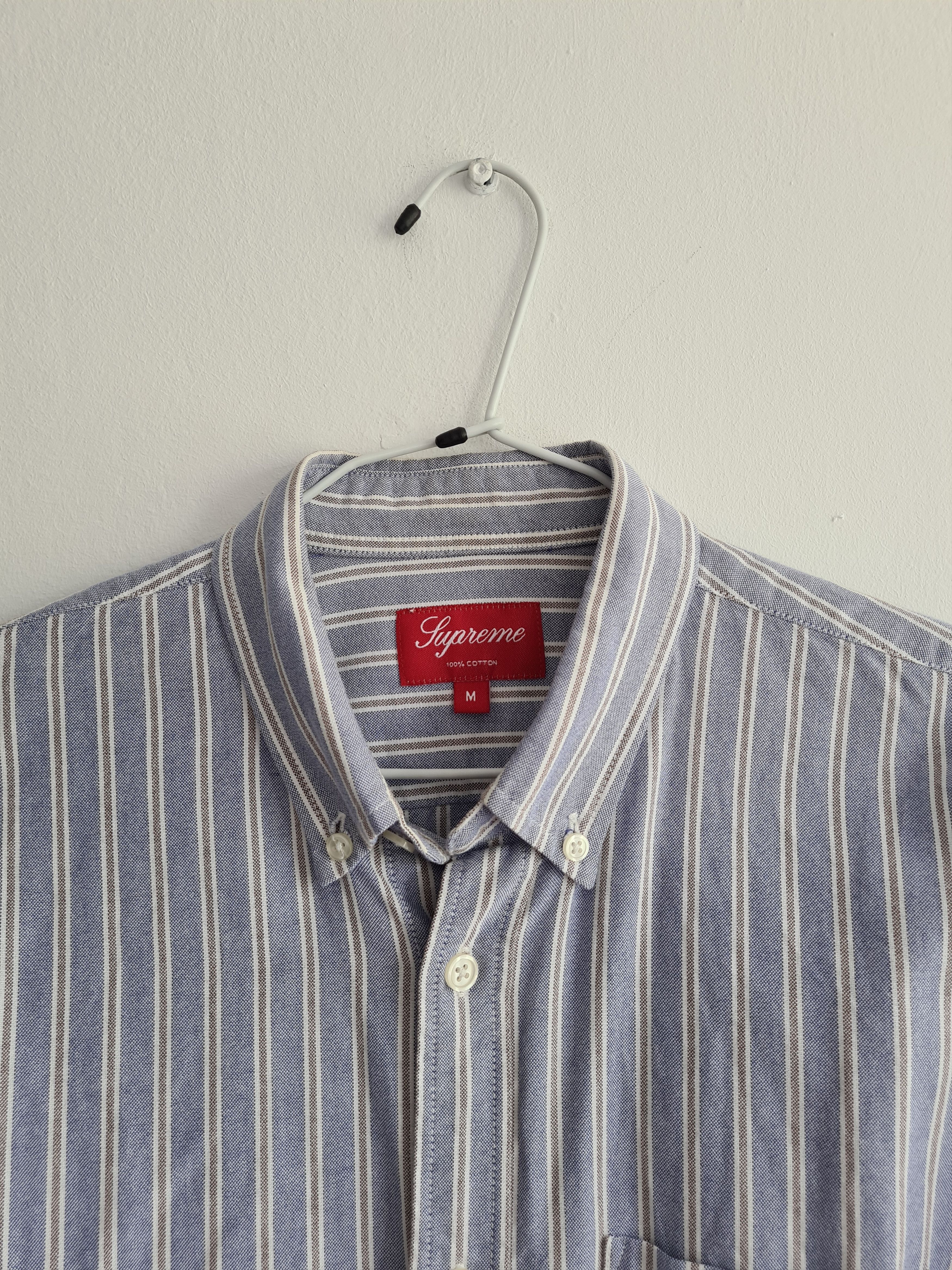 Supreme Striped Oxford Shirt FW12 Size US M / EU 48-50 / 2 - 3 Thumbnail