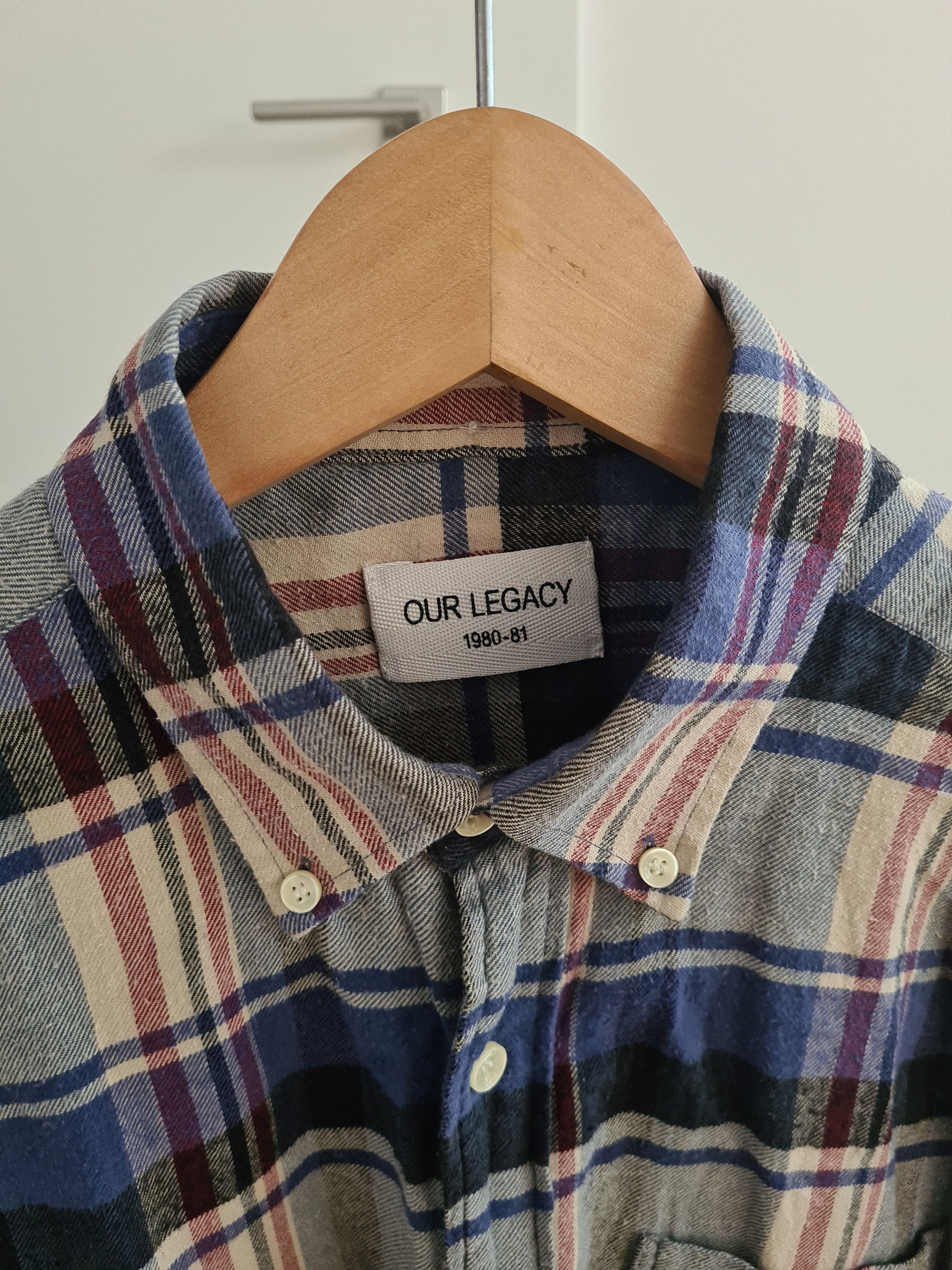 Our Legacy 1950s Flannel Shirt AW12 Size US M / EU 48-50 / 2 - 3 Thumbnail