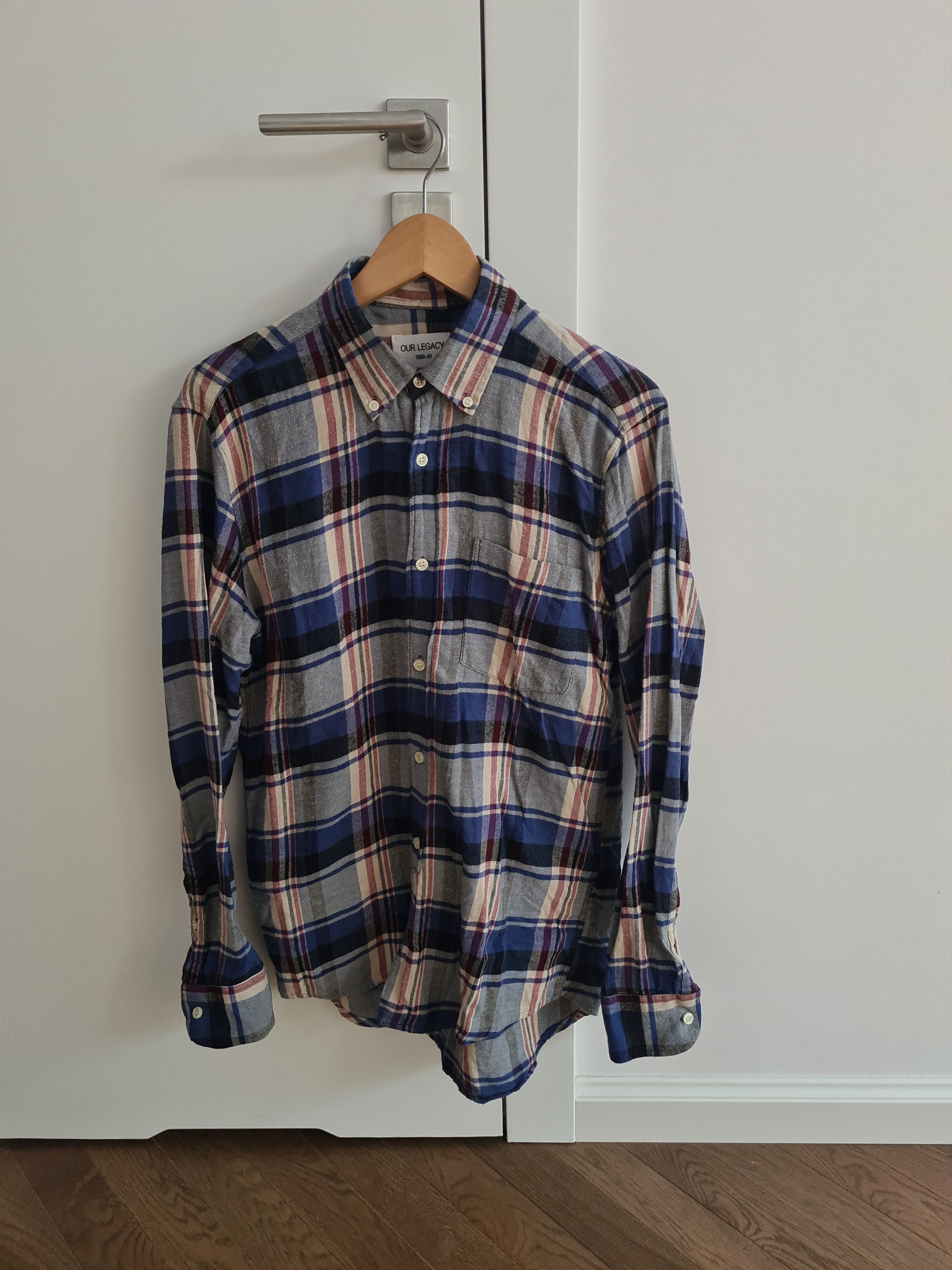 Our Legacy 1950s Flannel Shirt AW12 Size US M / EU 48-50 / 2 - 1 Thumbnail