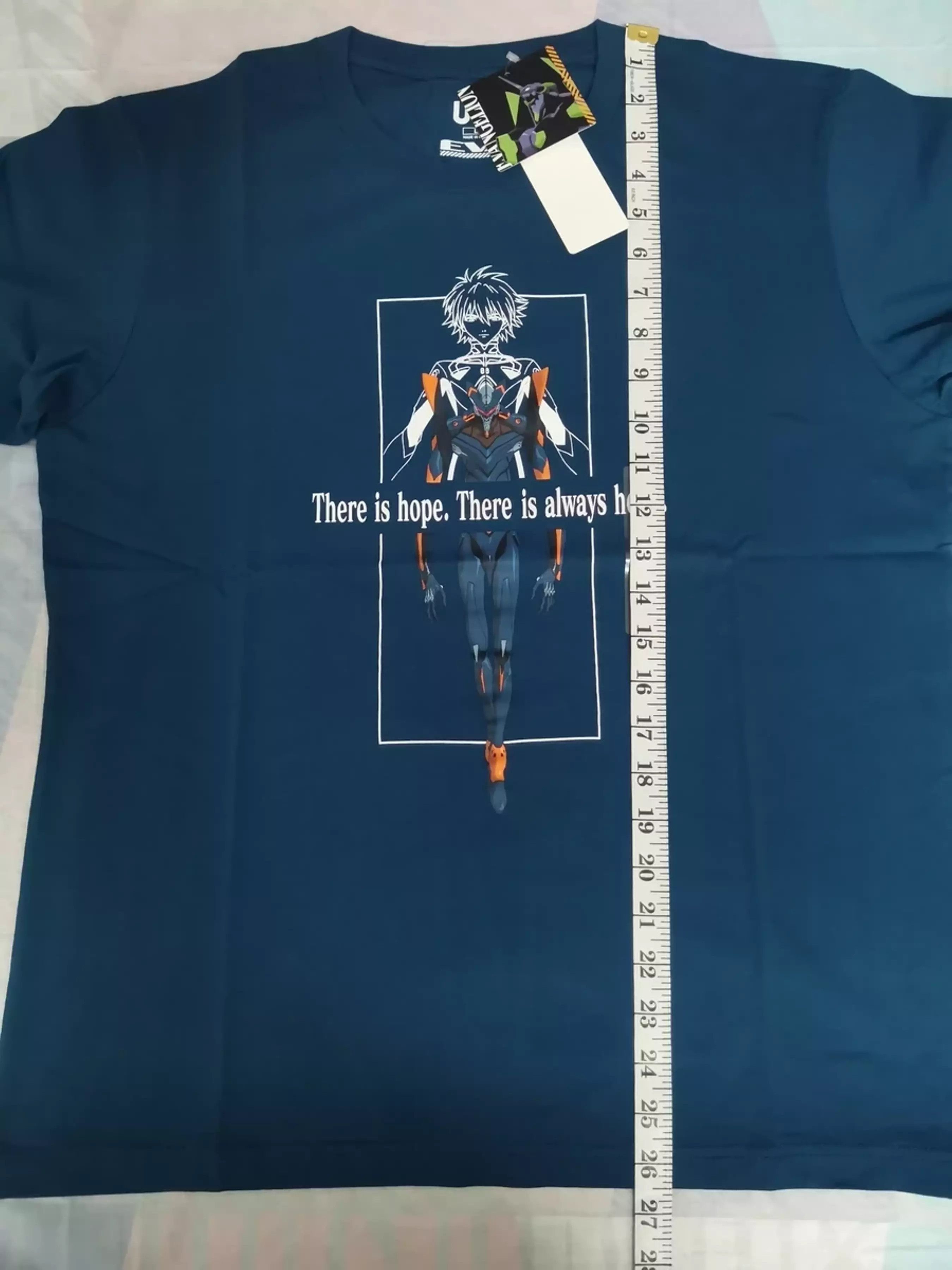 Anime Evangelion Neon Genesis Vintage Japan Anime Tee Akira Manga Size US L / EU 52-54 / 3 - 6 Thumbnail