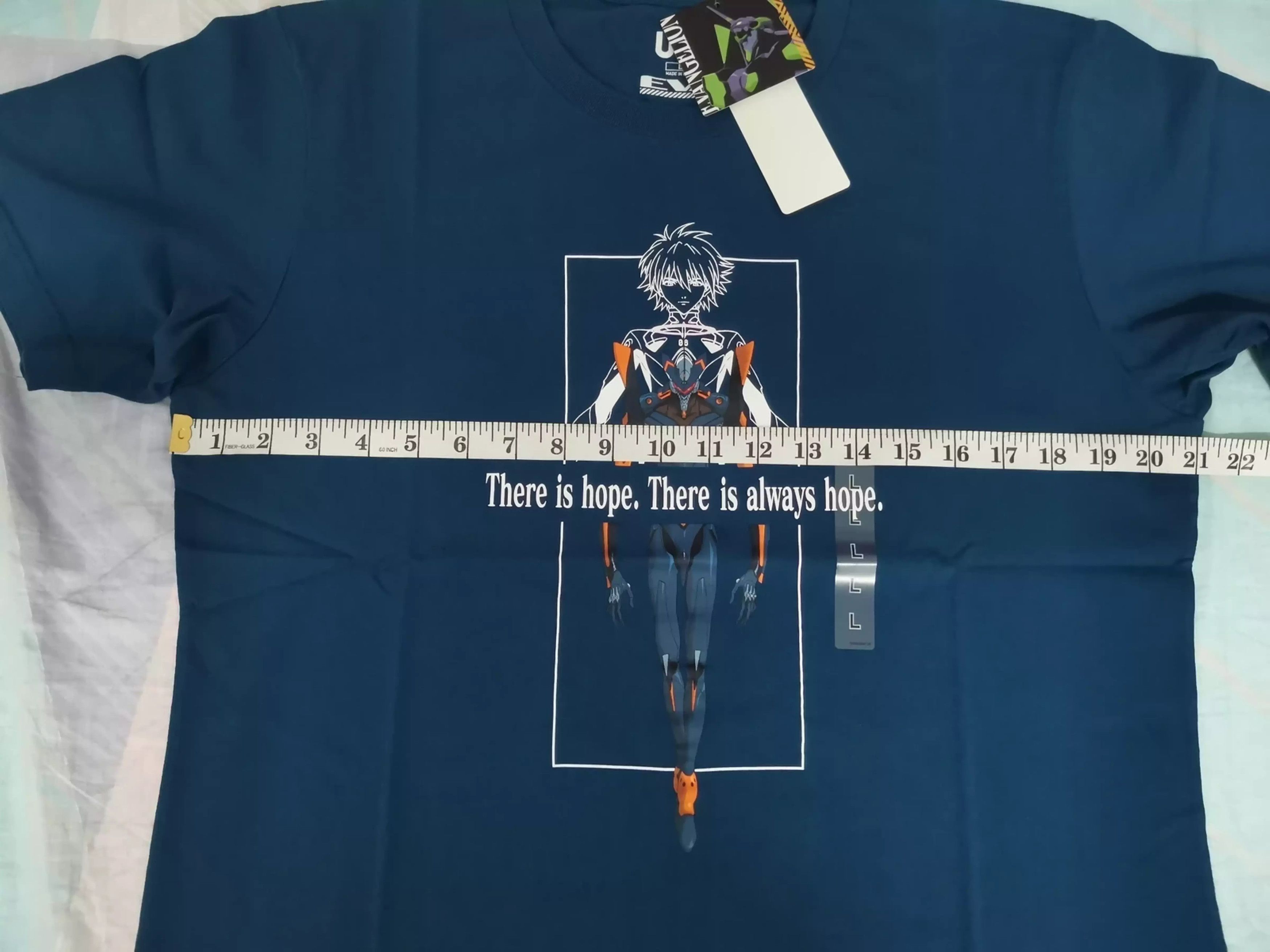 Anime Evangelion Neon Genesis Vintage Japan Anime Tee Akira Manga Size US L / EU 52-54 / 3 - 7 Thumbnail