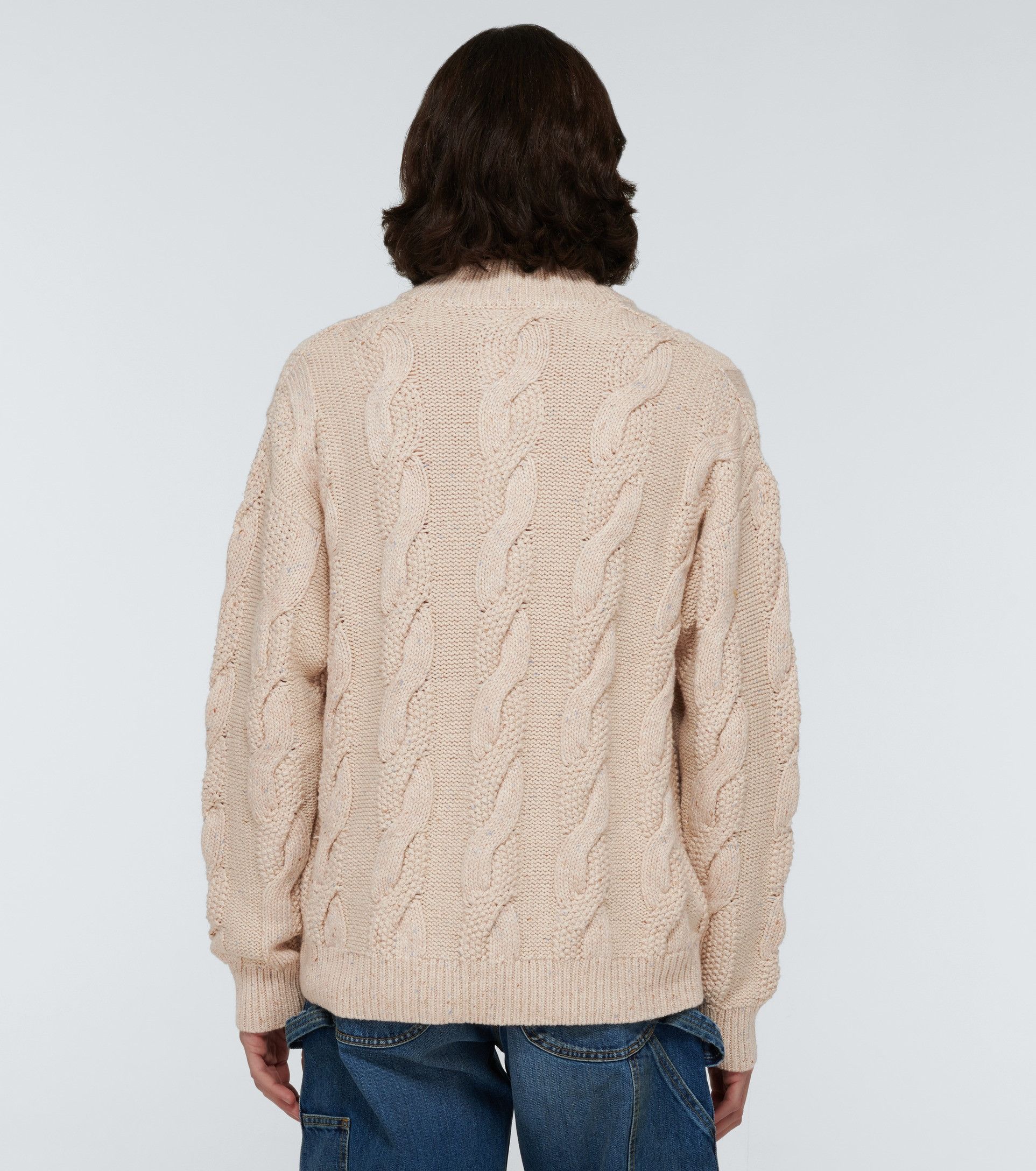 Acne Studios Karakia V-Neck Cable Sweater Size US M / EU 48-50 / 2 - 9 Thumbnail