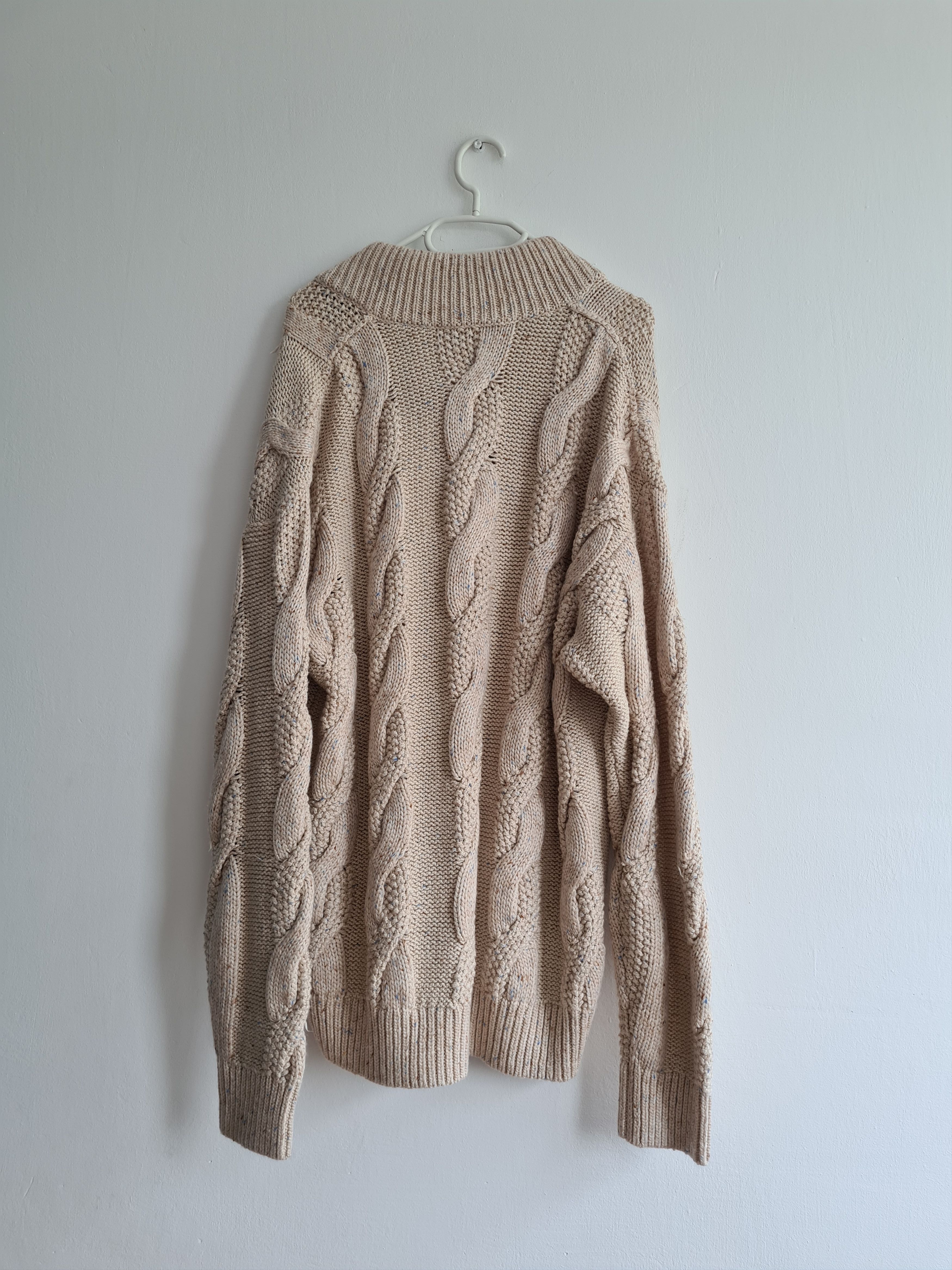 Acne Studios Karakia V-Neck Cable Sweater Size US M / EU 48-50 / 2 - 3 Thumbnail