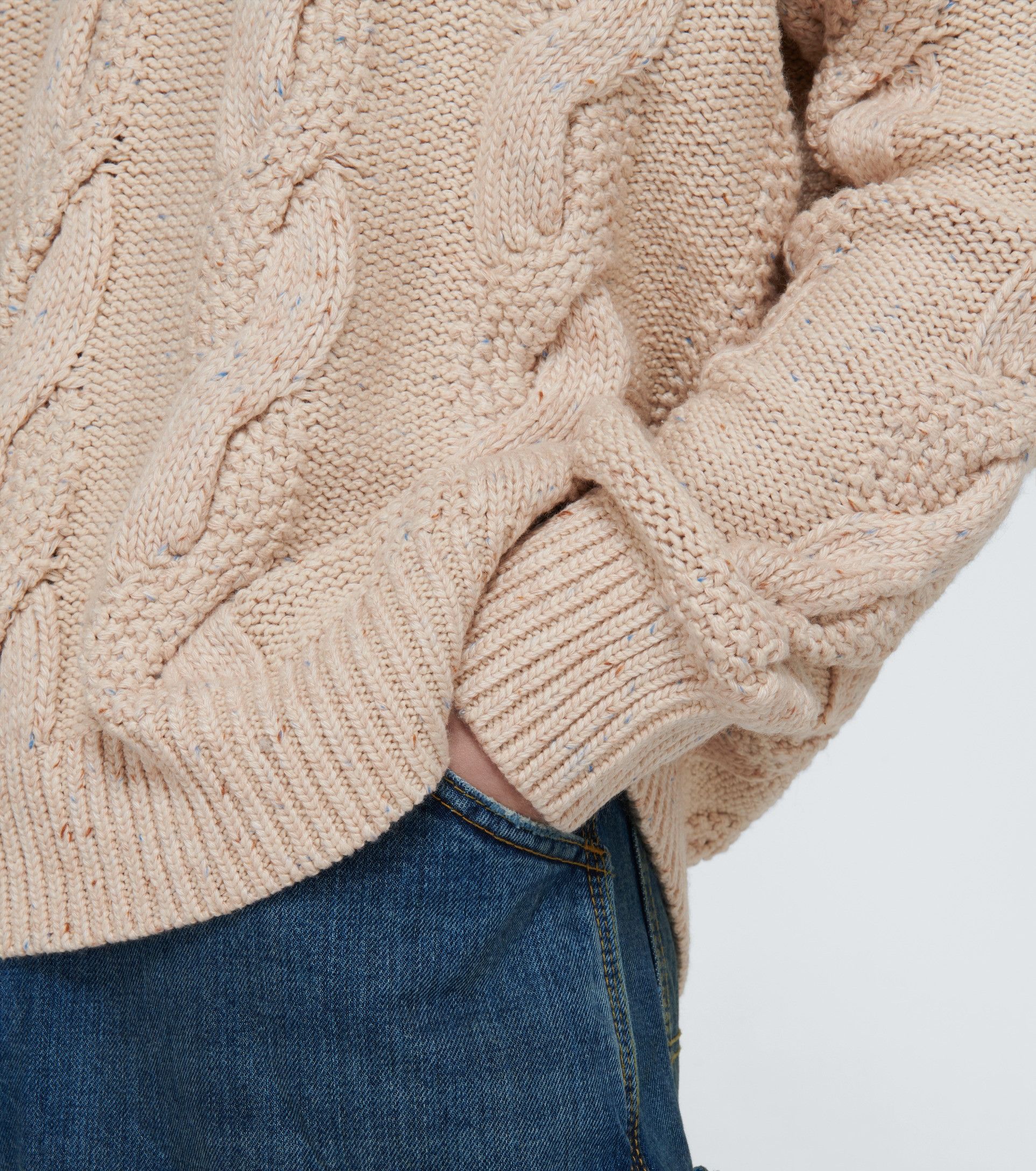 Acne Studios Karakia V-Neck Cable Sweater Size US M / EU 48-50 / 2 - 10 Thumbnail