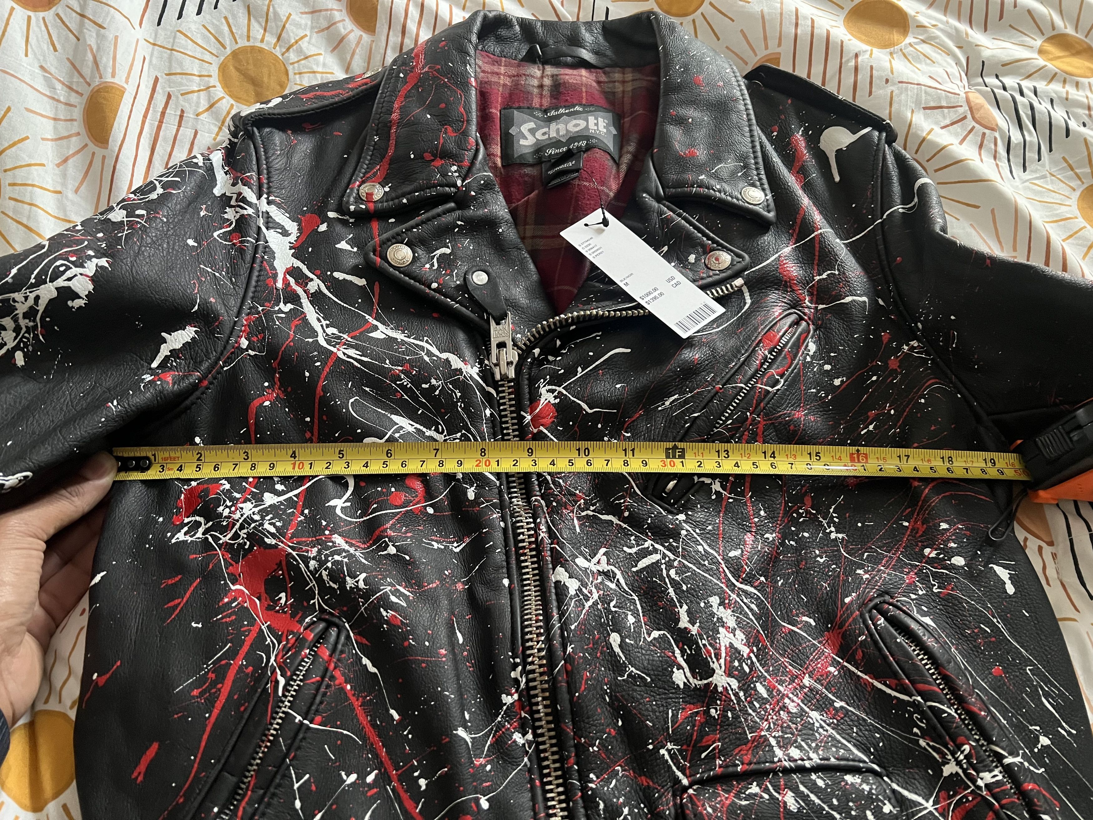 Schott Schott Hand Painted Truth Moto Leather Jacket 626VN Size US M / EU 48-50 / 2 - 10 Thumbnail