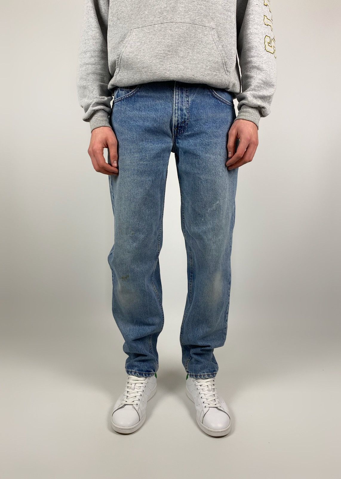 Levi's 90’s Vintage Levi’s 560 Washed Denim Jeans Made in USA Size US 31 - 2 Thumbnail