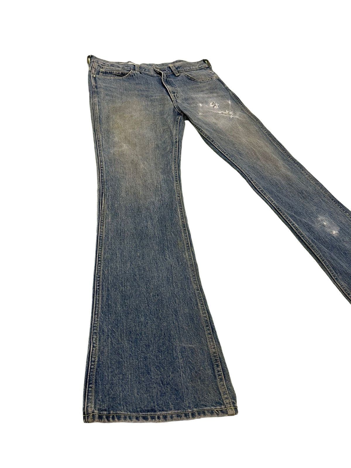Japanese Brand Flare Jeans Shimamura Japan Distress Boot Cut Denim 4🟦8 Size US 32 / EU 48 - 1 Thumbnail