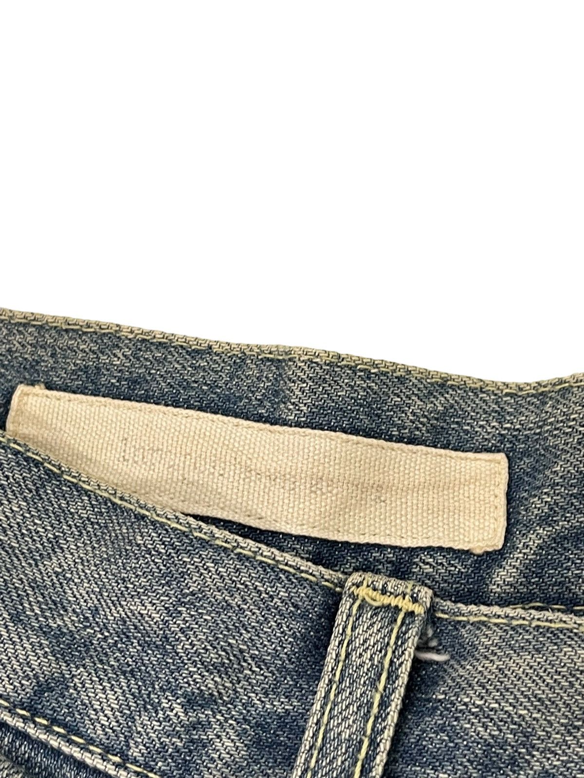 Japanese Brand Flare Jeans Shimamura Japan Distress Boot Cut Denim 4🟦8 Size US 32 / EU 48 - 10 Thumbnail