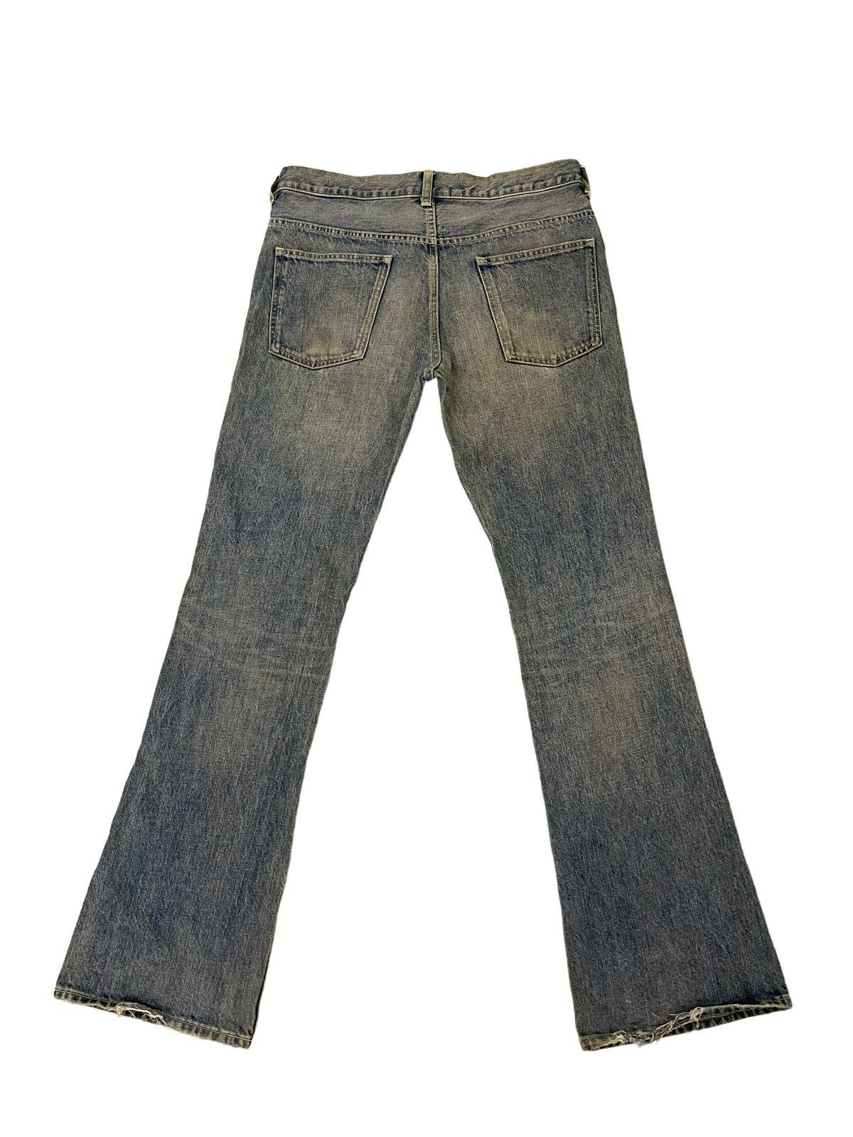 Japanese Brand Flare Jeans Shimamura Japan Distress Boot Cut Denim 4🟦8 Size US 32 / EU 48 - 12 Thumbnail