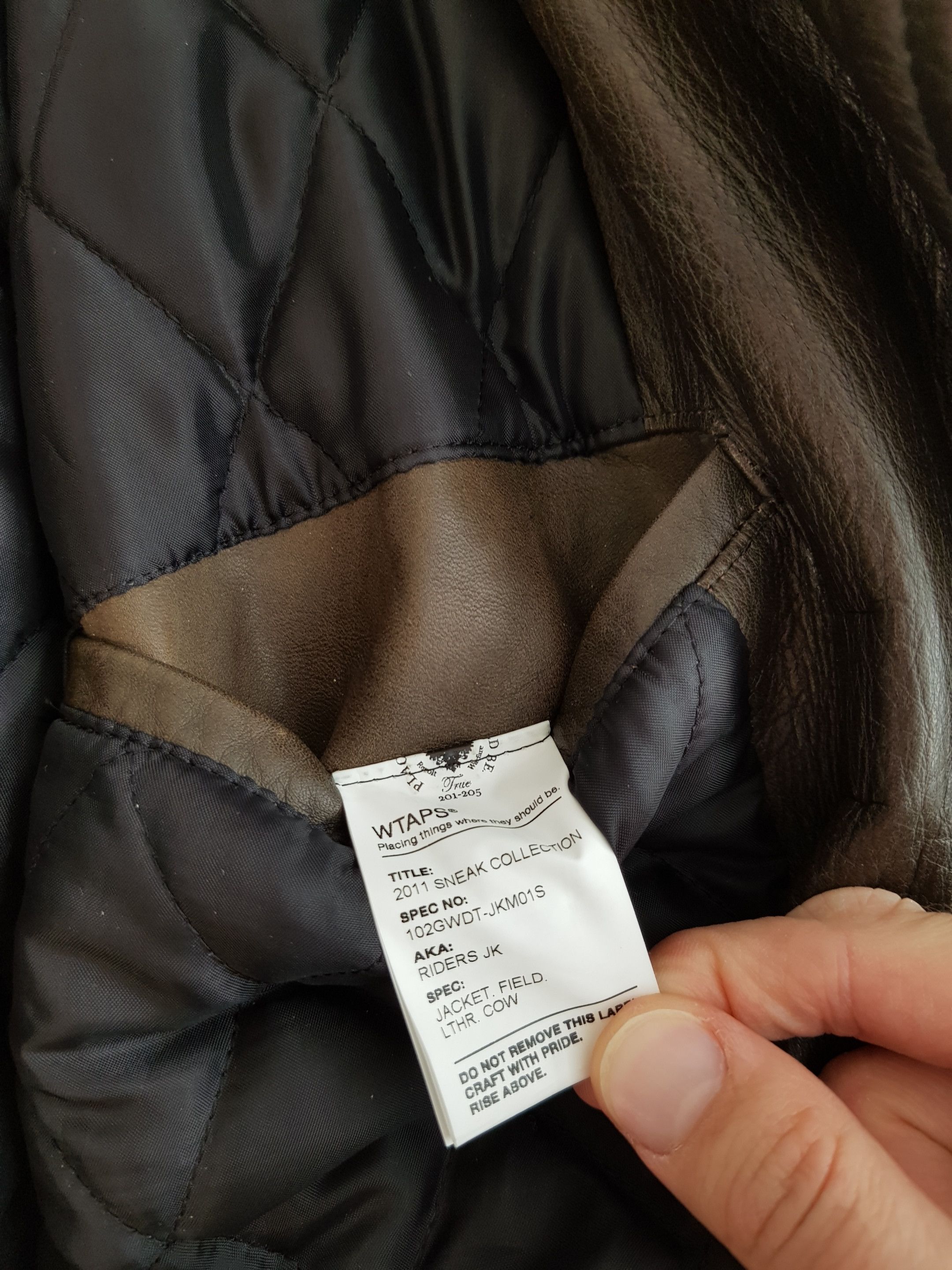 Wtaps Leather Riders Jacket AW10 Size US L / EU 52-54 / 3 - 11 Thumbnail