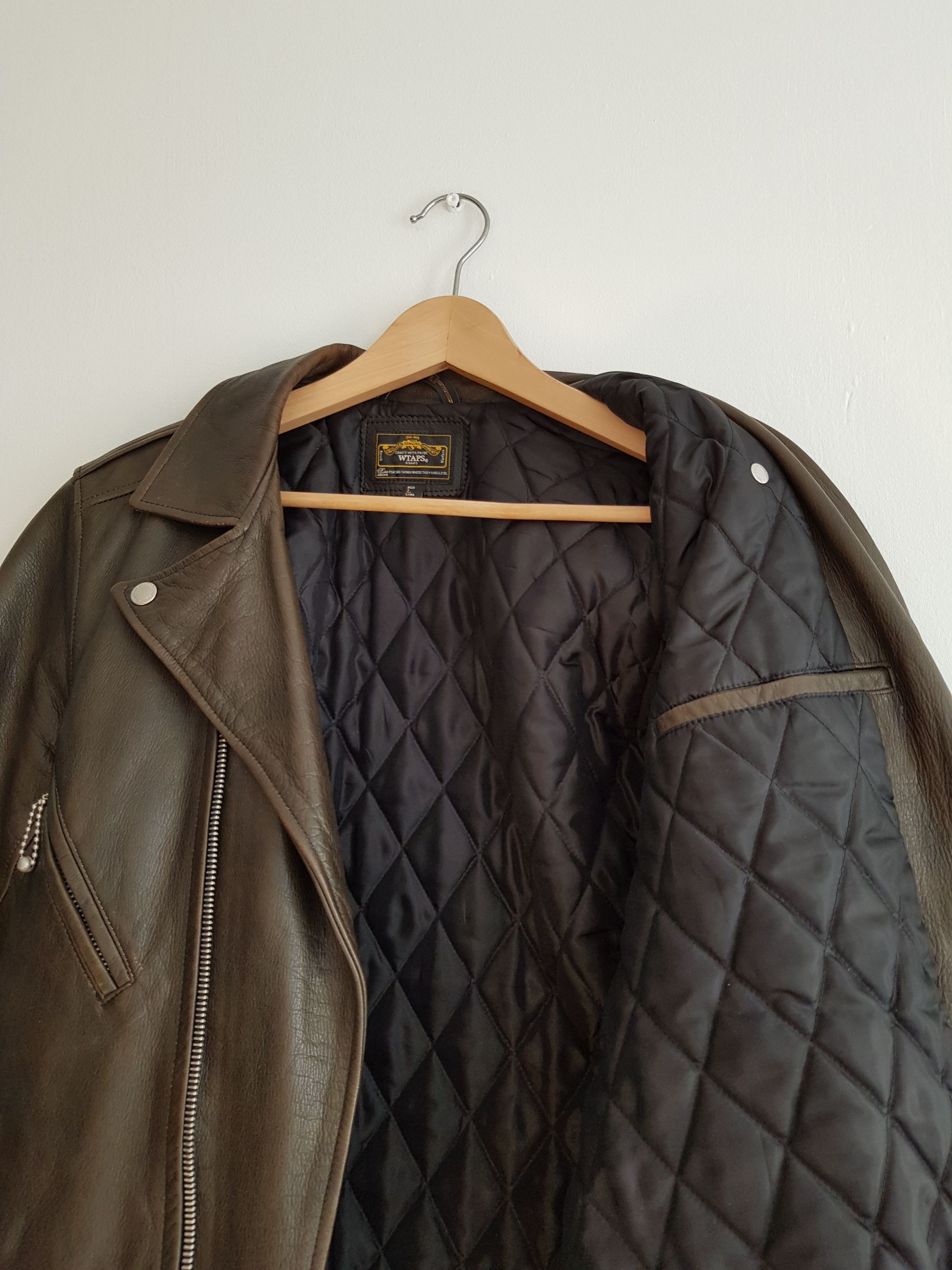 Wtaps Leather Riders Jacket AW10 Size US L / EU 52-54 / 3 - 3 Thumbnail