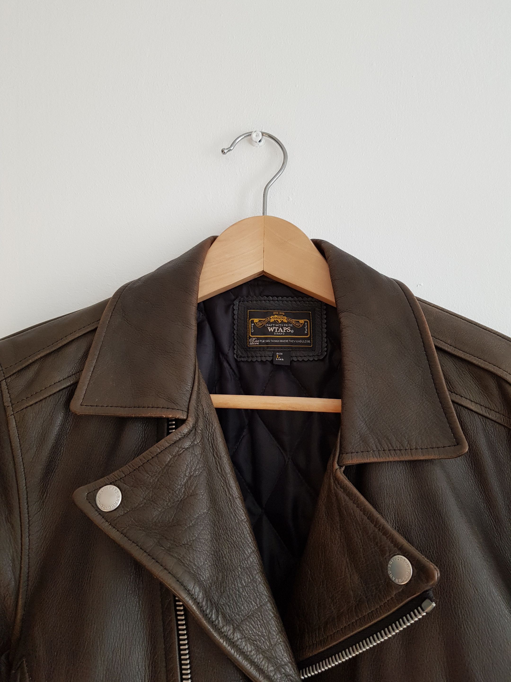 Wtaps Leather Riders Jacket AW10 Size US L / EU 52-54 / 3 - 2 Thumbnail