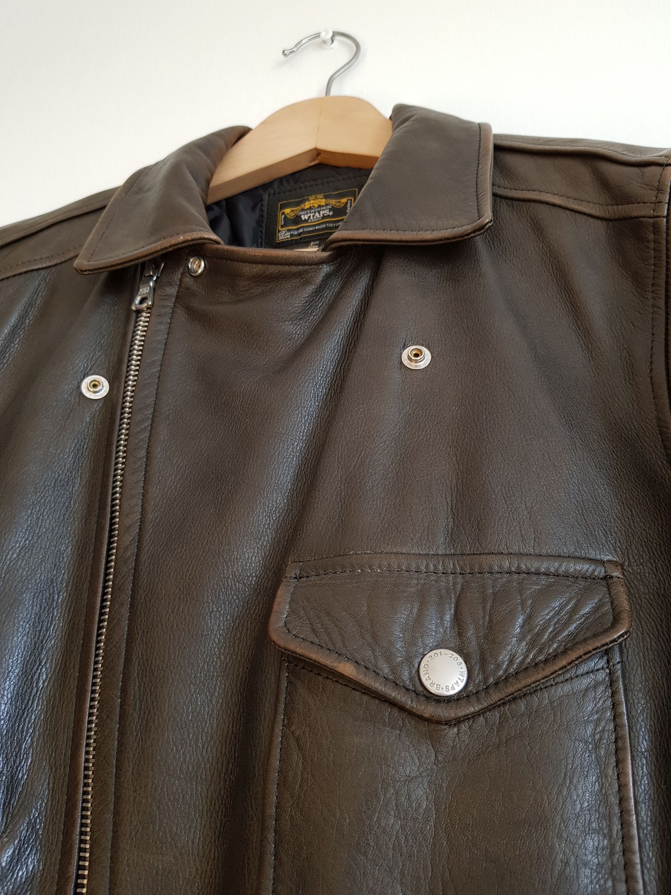 Wtaps Leather Riders Jacket AW10 Size US L / EU 52-54 / 3 - 6 Thumbnail
