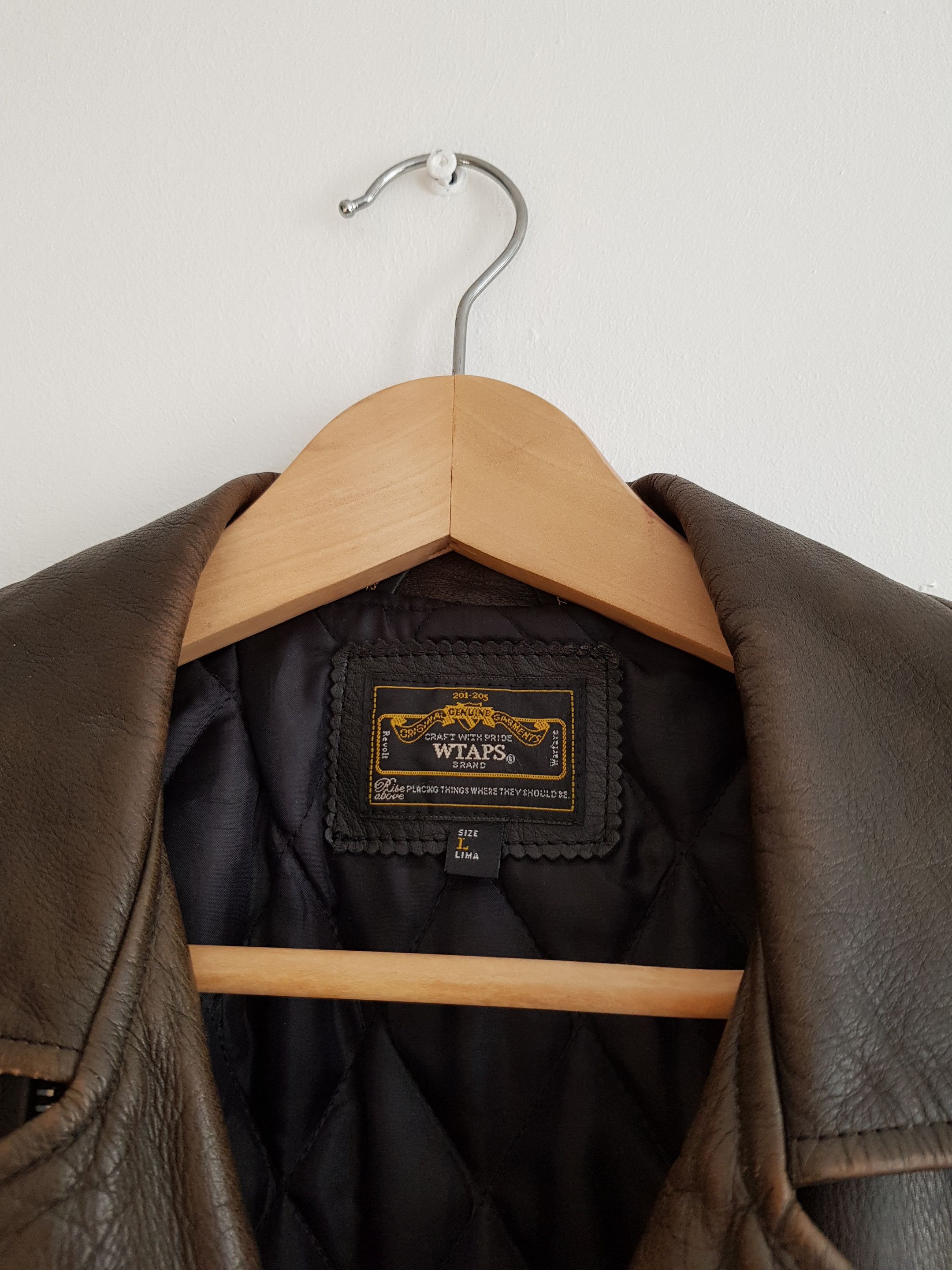 Wtaps Leather Riders Jacket AW10 Size US L / EU 52-54 / 3 - 4 Thumbnail