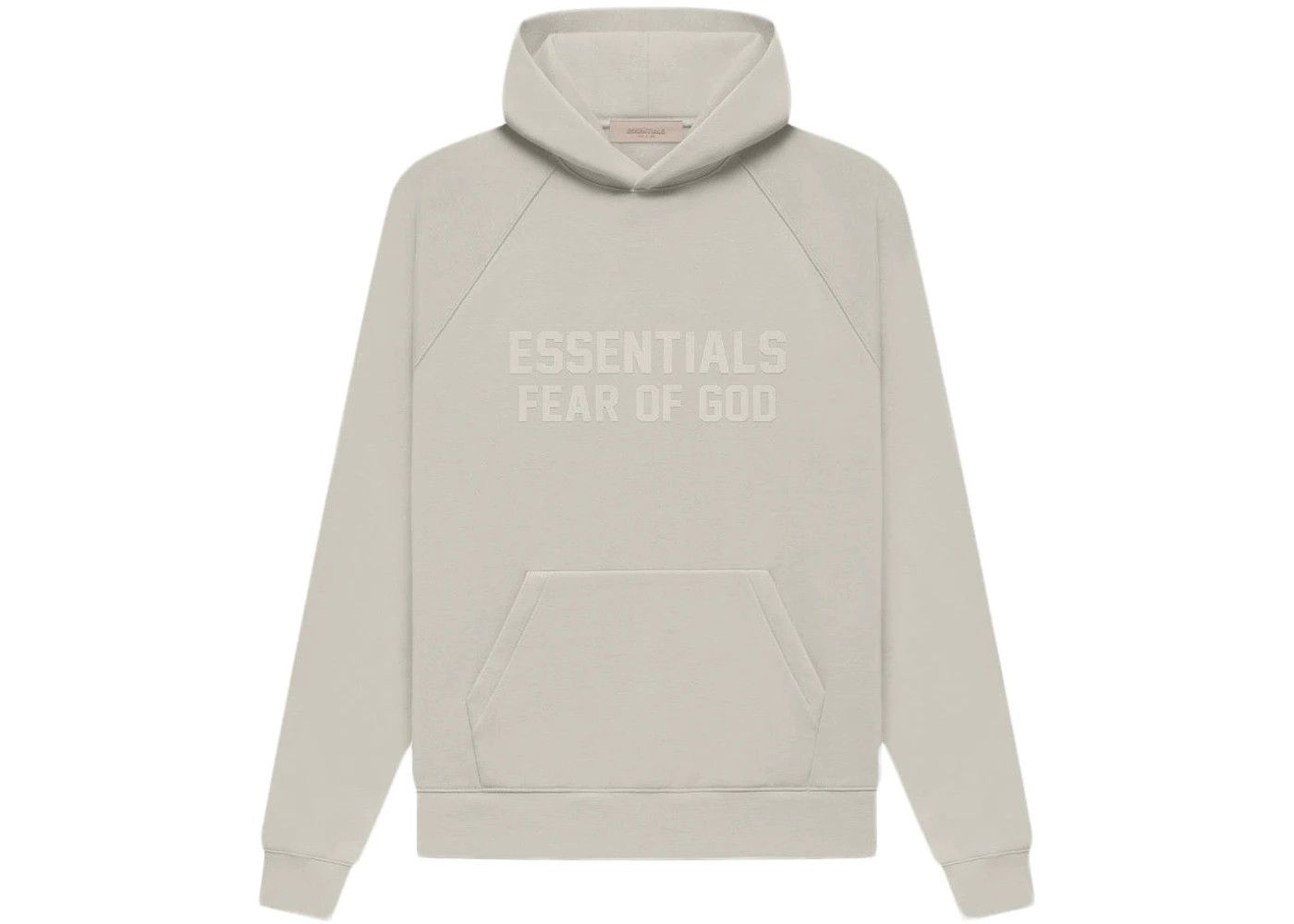 image of Essentials Hoodie Smoke Size Large in Grey, Men's