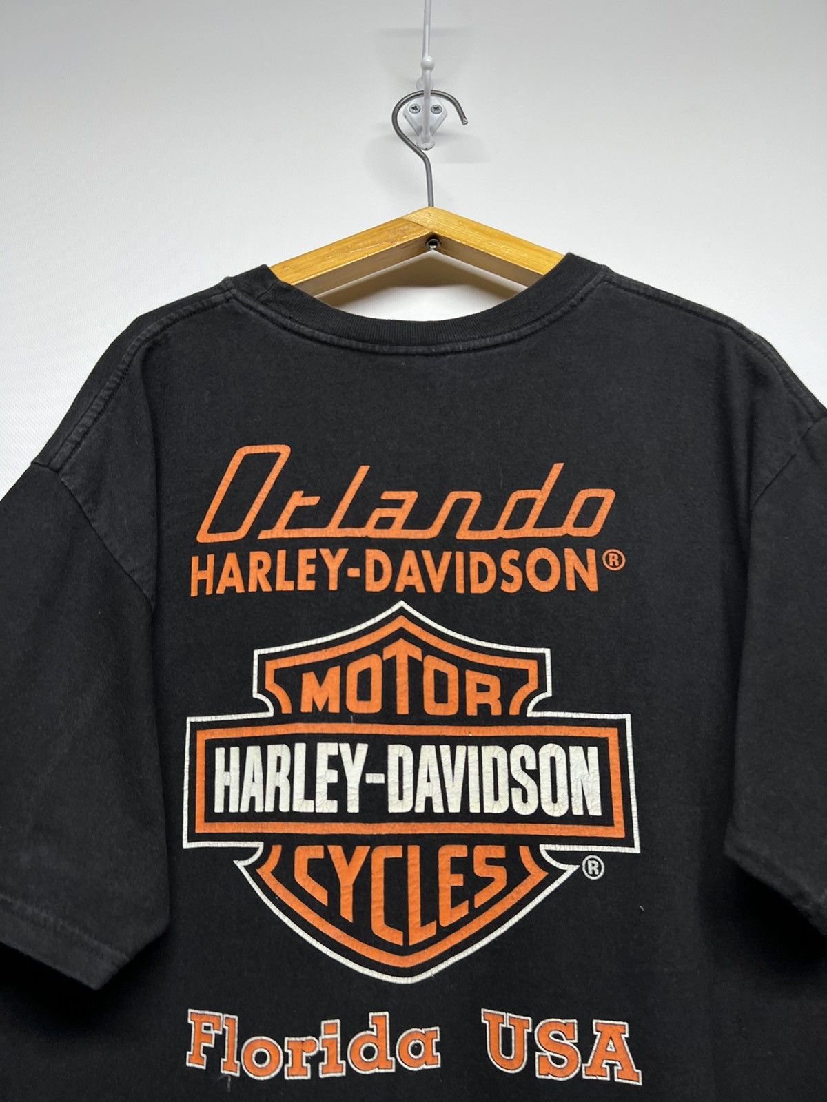 Harley Davidson × Vintage Vintage Y2k Harley Davidson Orlando Florida USA T-Shirt 00’s Size US L / EU 52-54 / 3 - 5 Thumbnail