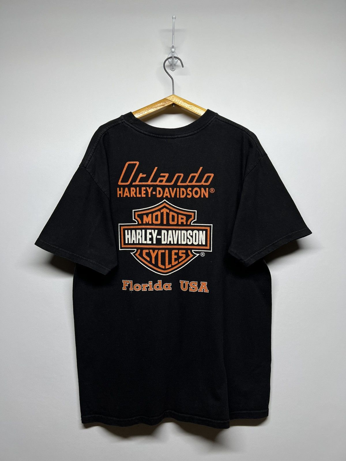 Harley Davidson × Vintage Vintage Y2k Harley Davidson Orlando Florida USA T-Shirt 00’s Size US L / EU 52-54 / 3 - 2 Thumbnail