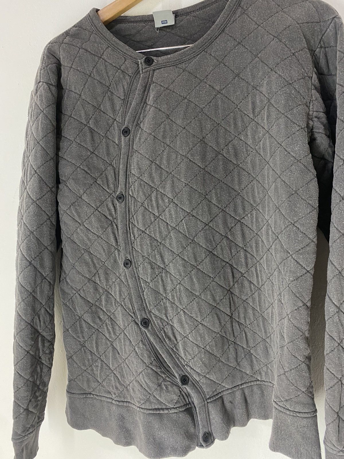 PPFM PPFM Quilted Cardigan Jacket Asymmetrical Button Nice Design Size US M / EU 48-50 / 2 - 4 Thumbnail