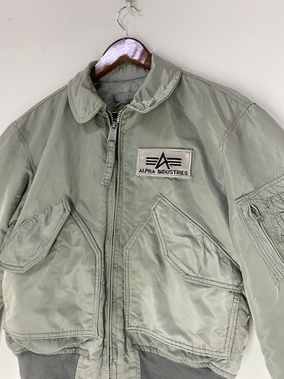 Alpha Industries Vintage 90’s Alpha Industries Bomber Jacket Design Size US S / EU 44-46 / 1 - 4 Thumbnail
