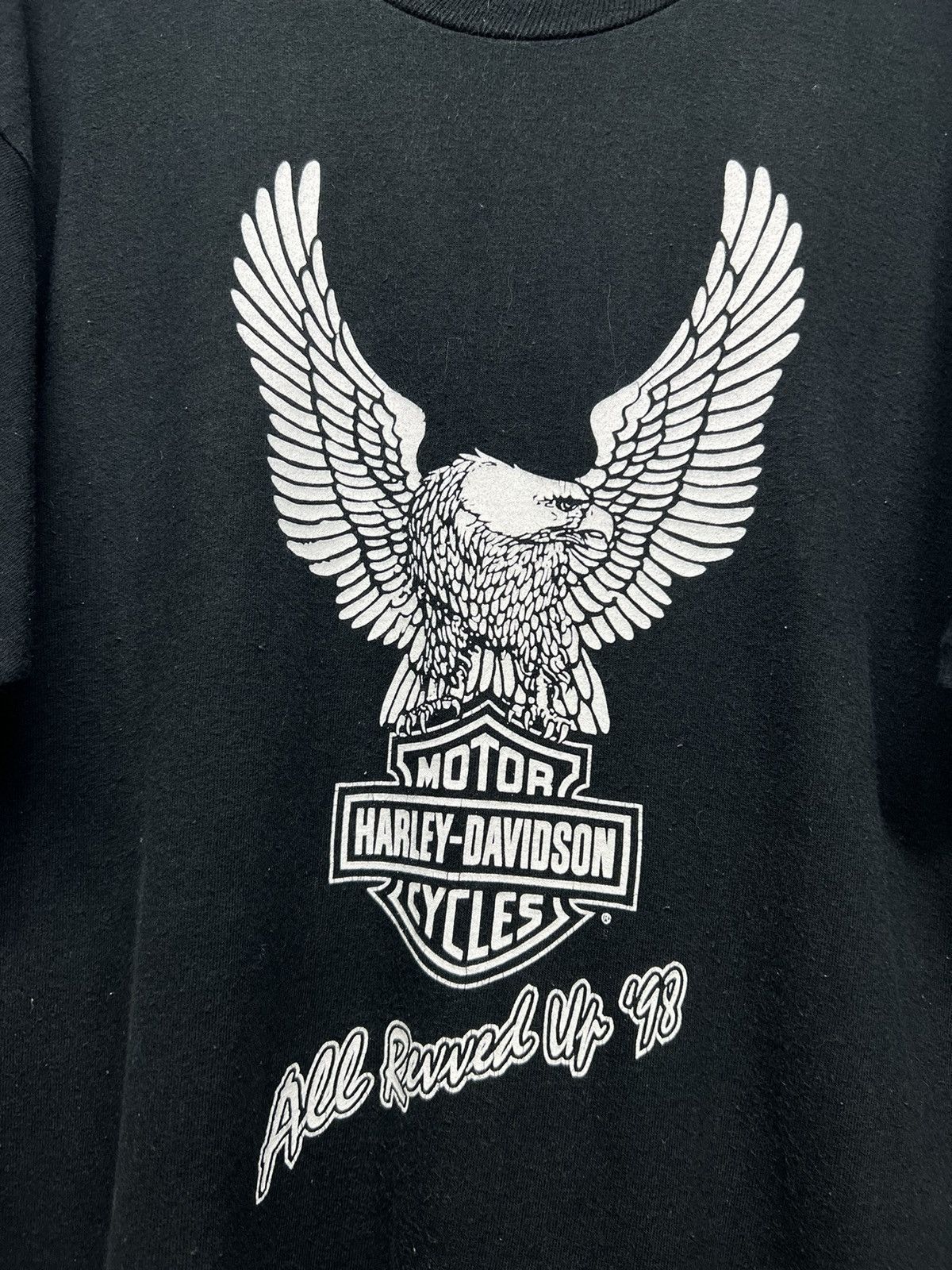 Harley Davidson × Vintage Vintage 1998 Y2k Harley Davidson All Revved Up T-Shirt Size US L / EU 52-54 / 3 - 4 Thumbnail