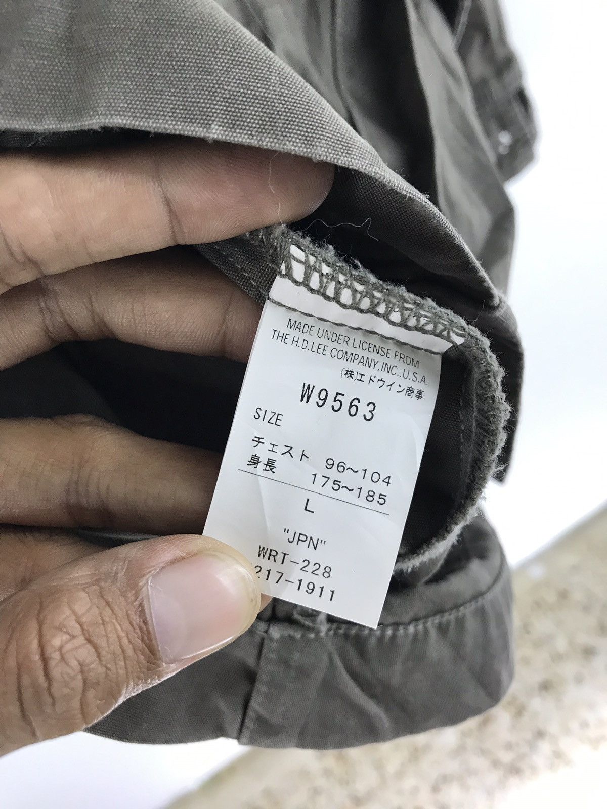 Wrangler Wrangler military utility pocket snap button jacket Size US L / EU 52-54 / 3 - 11 Thumbnail