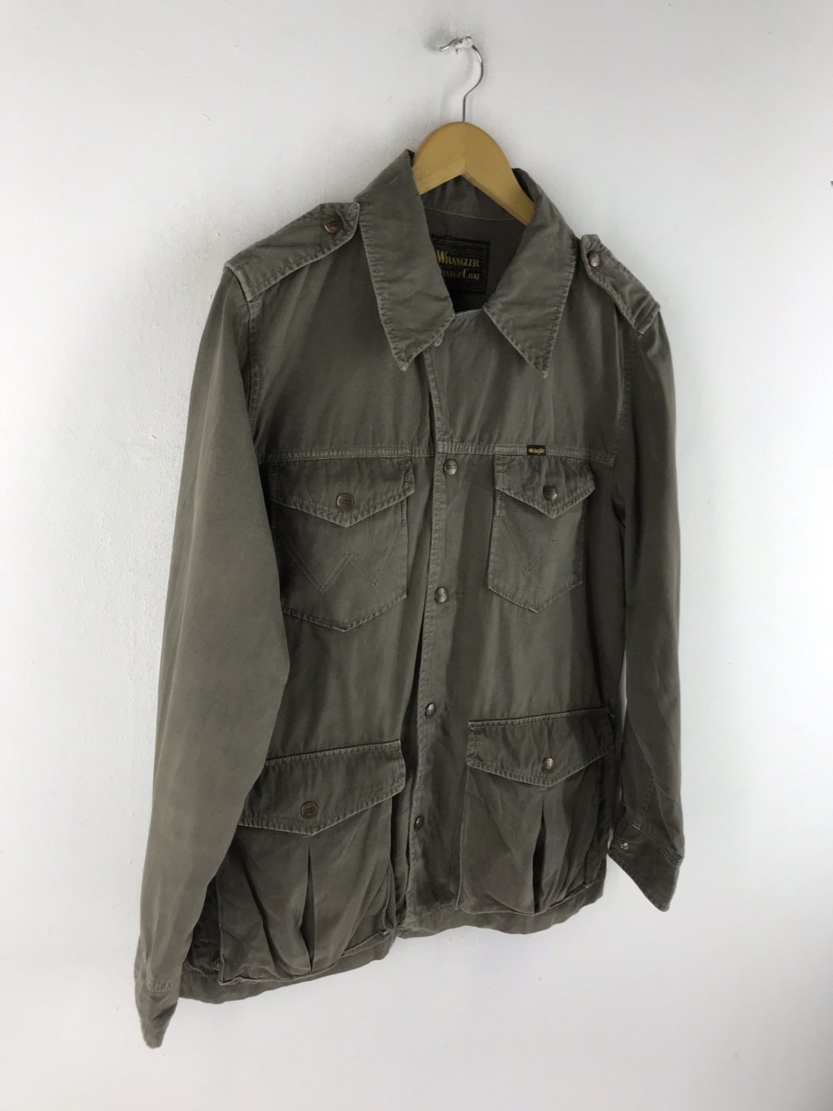 Wrangler Wrangler military utility pocket snap button jacket Size US L / EU 52-54 / 3 - 3 Thumbnail