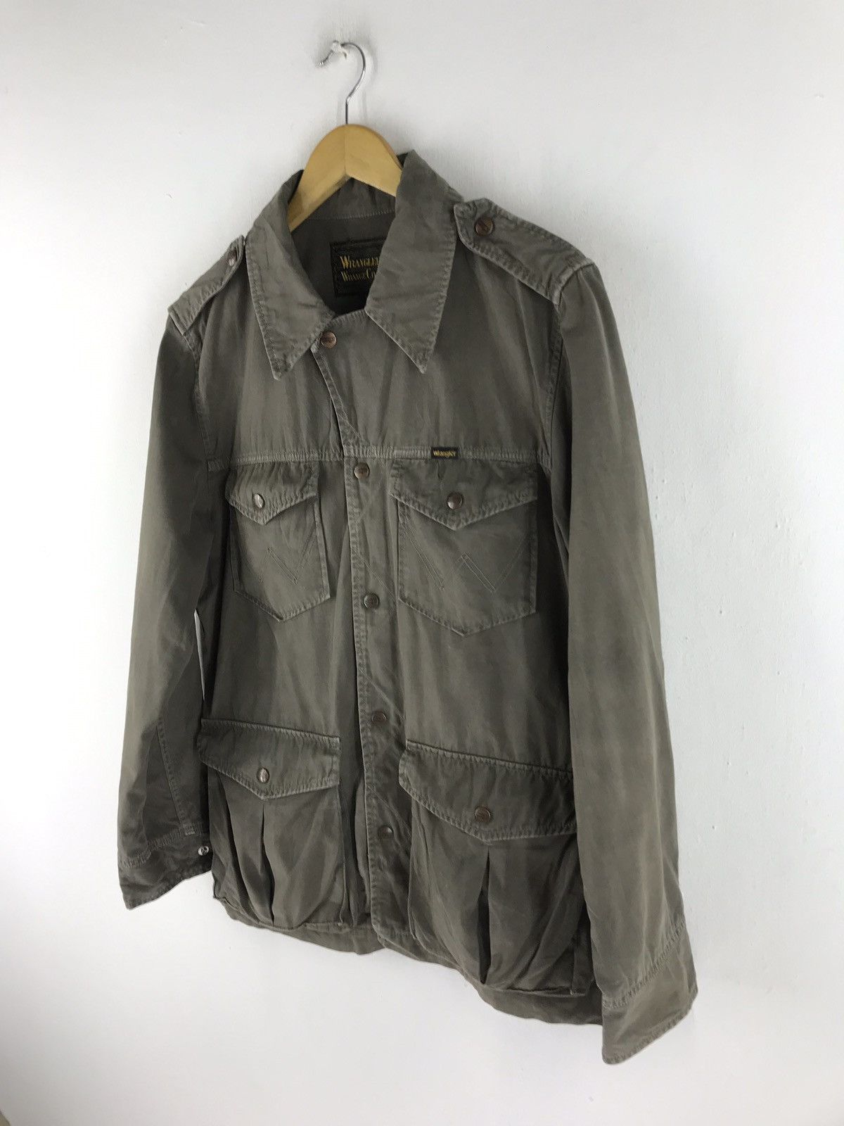 Wrangler Wrangler military utility pocket snap button jacket Size US L / EU 52-54 / 3 - 2 Thumbnail