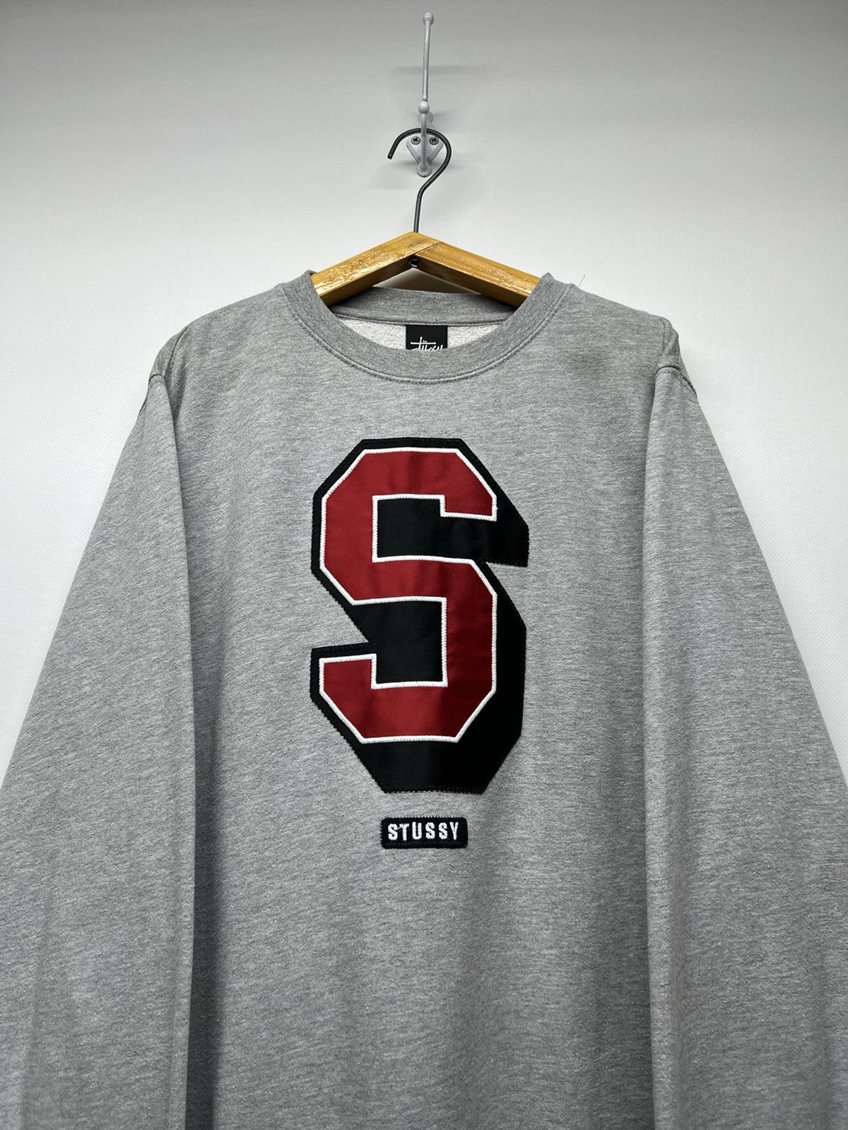 Stussy Vintage Y2k Stussy Spell Out Big Logo Sweatshirt 00’s Size US L / EU 52-54 / 3 - 3 Thumbnail