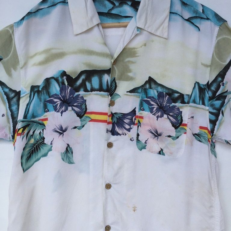 Other Kedgeree Hawaiian Shirt Aloha Floral Rayon Hawaii Shirt Rare Size US L / EU 52-54 / 3 - 3 Thumbnail
