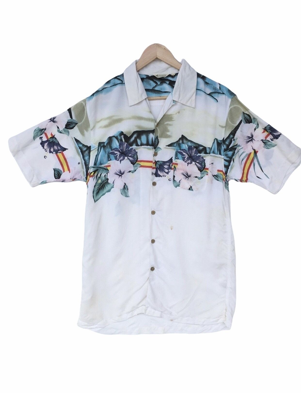 Other Kedgeree Hawaiian Shirt Aloha Floral Rayon Hawaii Shirt Rare Size US L / EU 52-54 / 3 - 1 Thumbnail