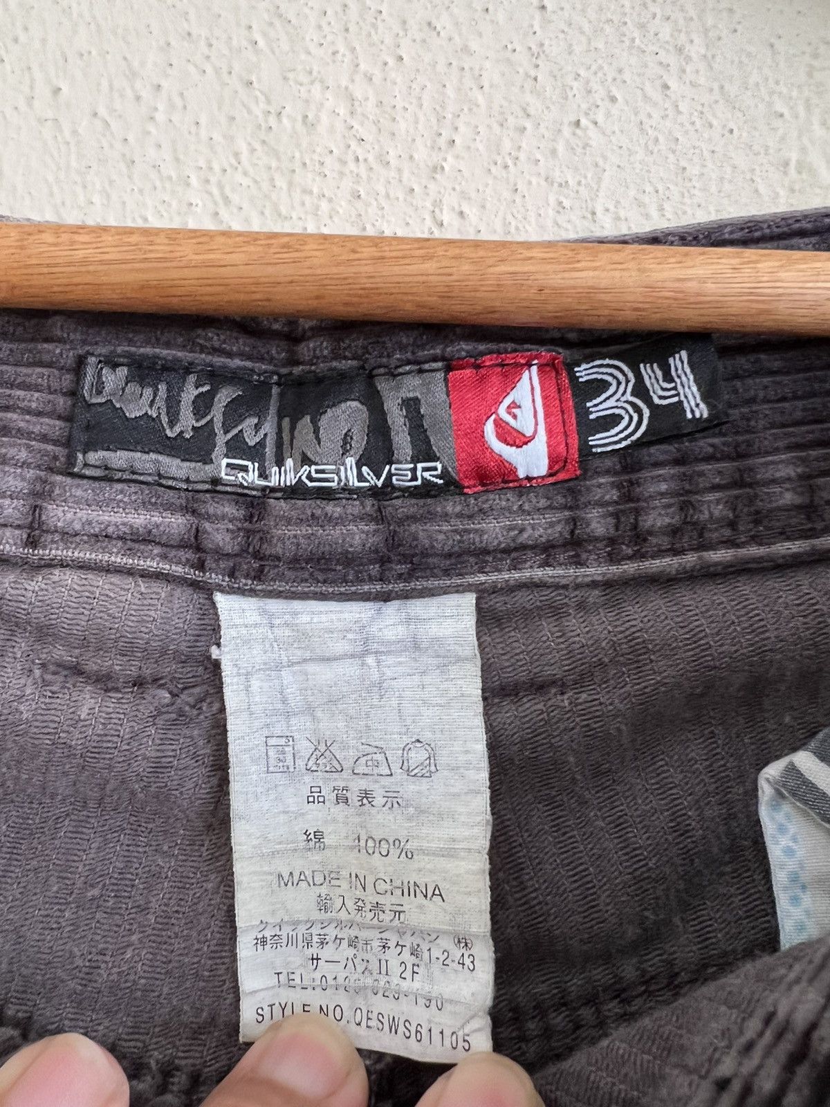 Quiksilver × Vintage Vintage Quiksilver Quiksilver Short Pants Size US 34 / EU 50 - 4 Thumbnail