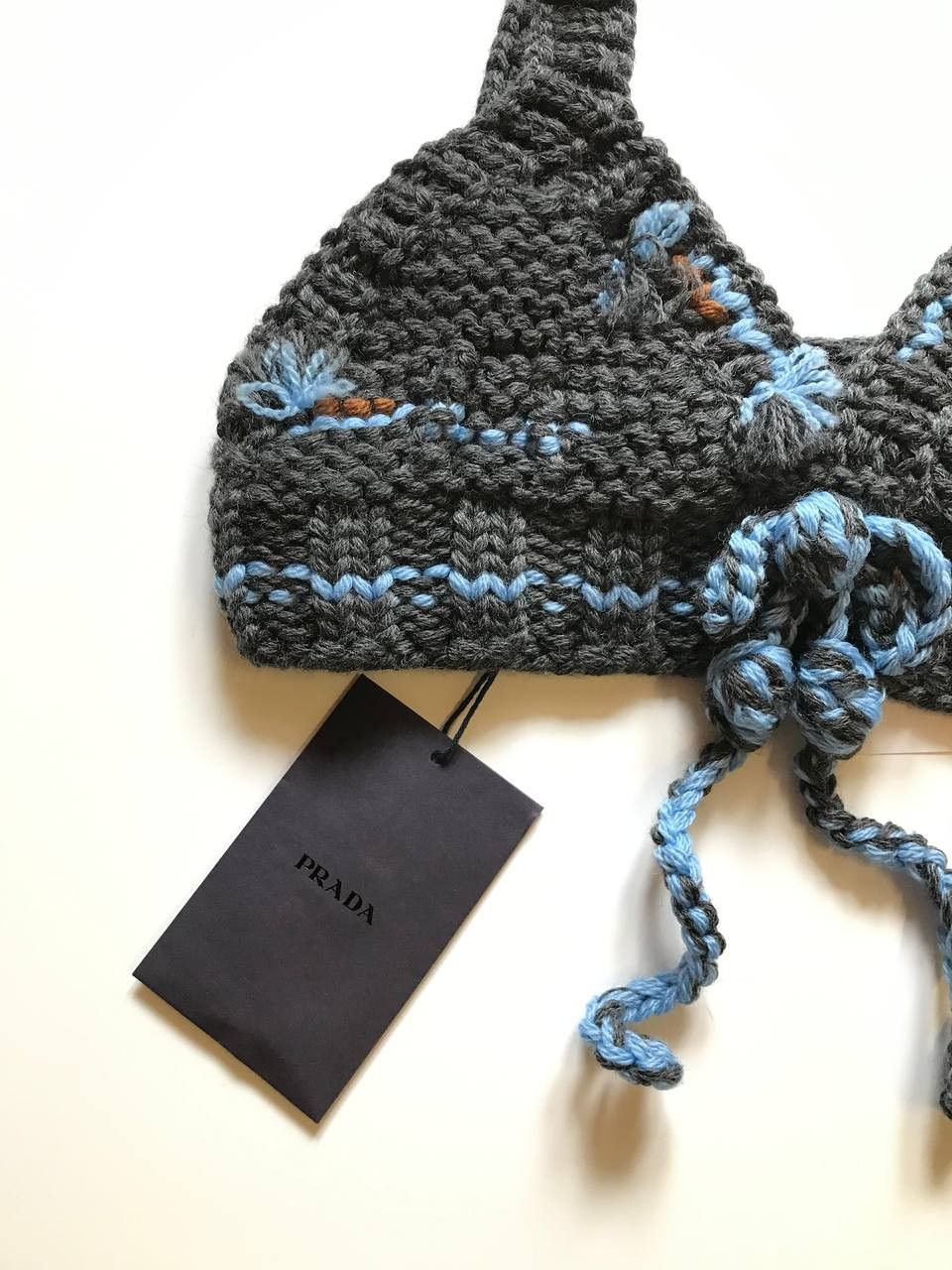 Prada Prada Wool Bra Top FW17 (0363) Size S / US 4 / IT 40 - 4 Thumbnail